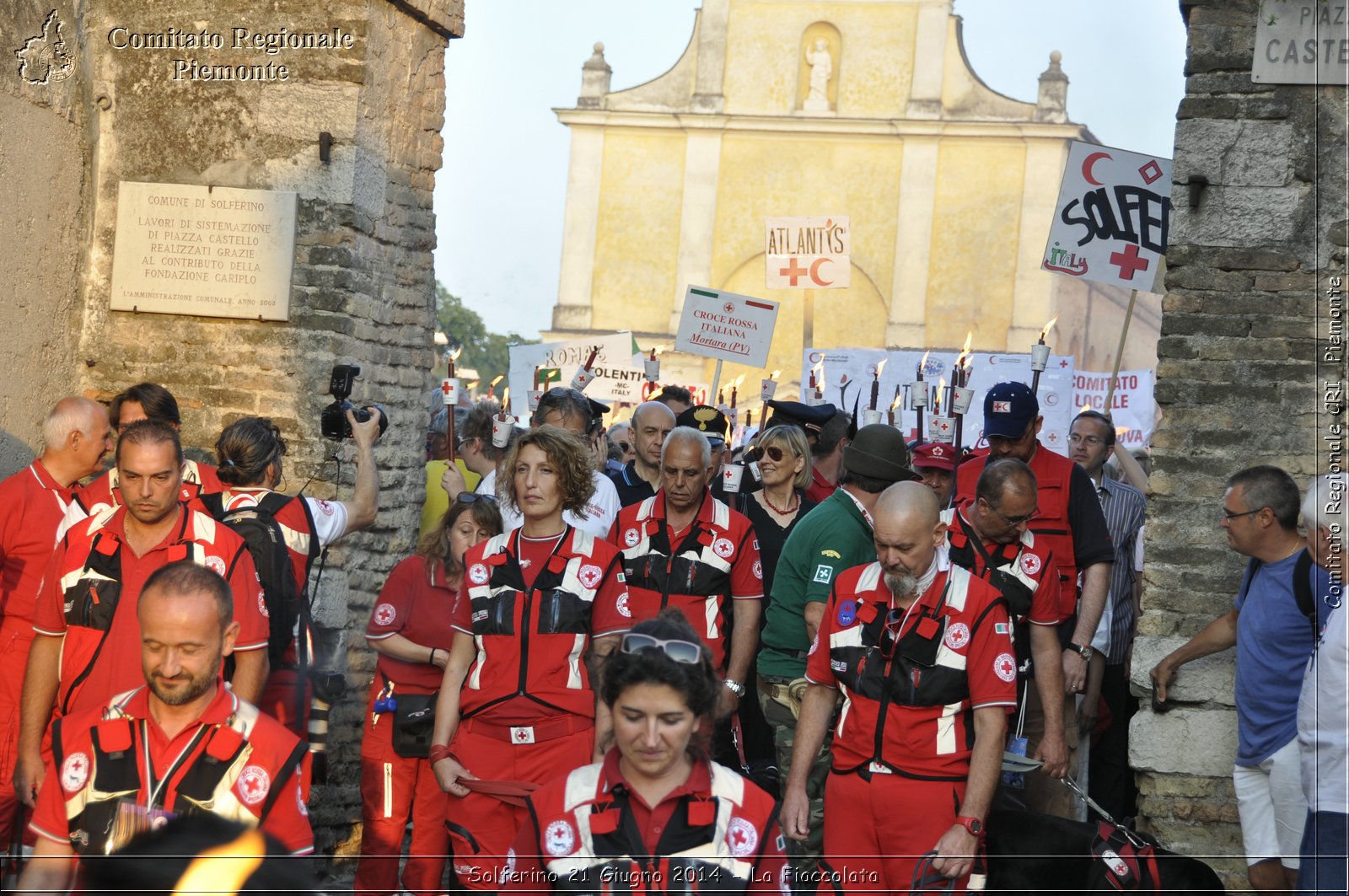 Solferino 21 iugno 2014 - La Fiaccolata - Croce Rossa Italiana - Comitato Regionale del Piemonte