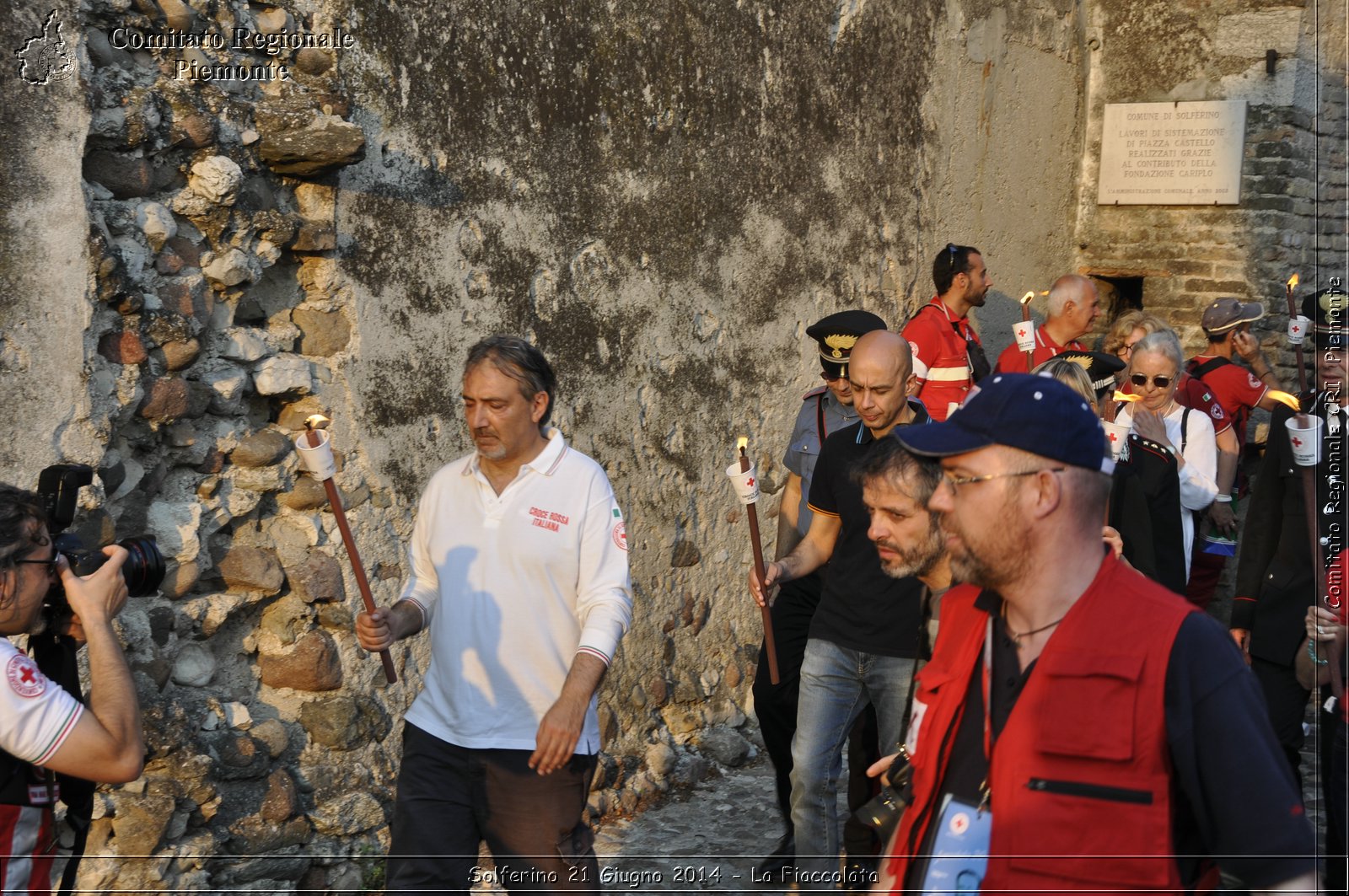 Solferino 21 iugno 2014 - La Fiaccolata - Croce Rossa Italiana - Comitato Regionale del Piemonte