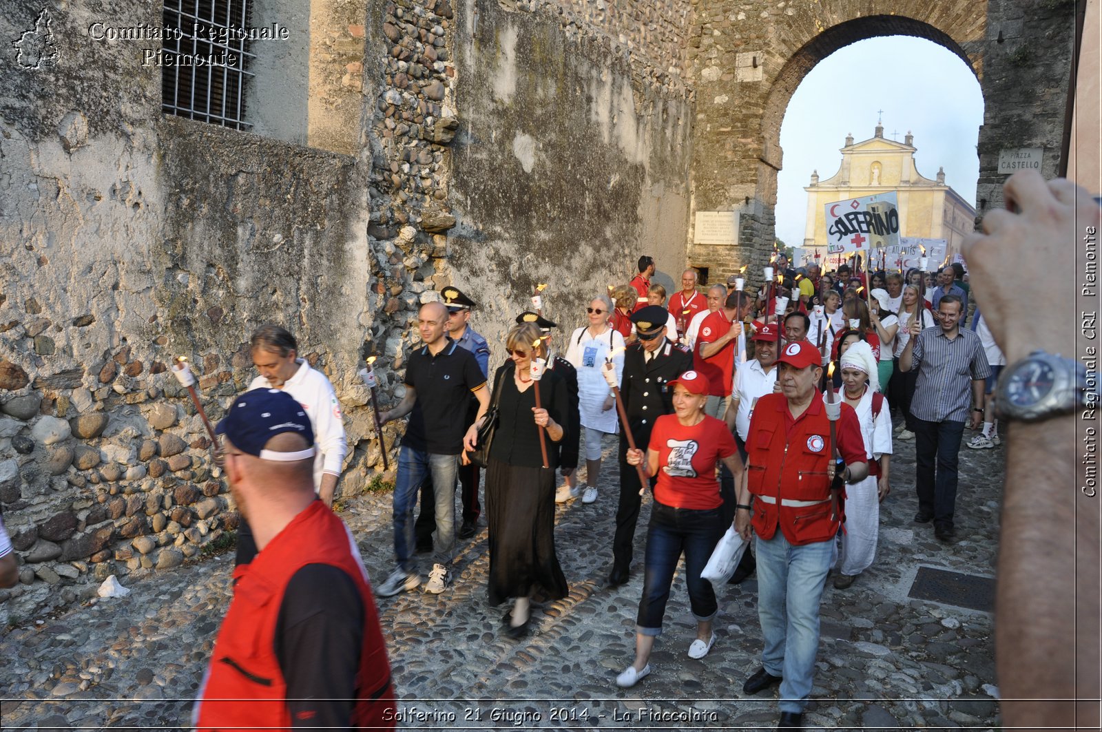 Solferino 21 iugno 2014 - La Fiaccolata - Croce Rossa Italiana - Comitato Regionale del Piemonte