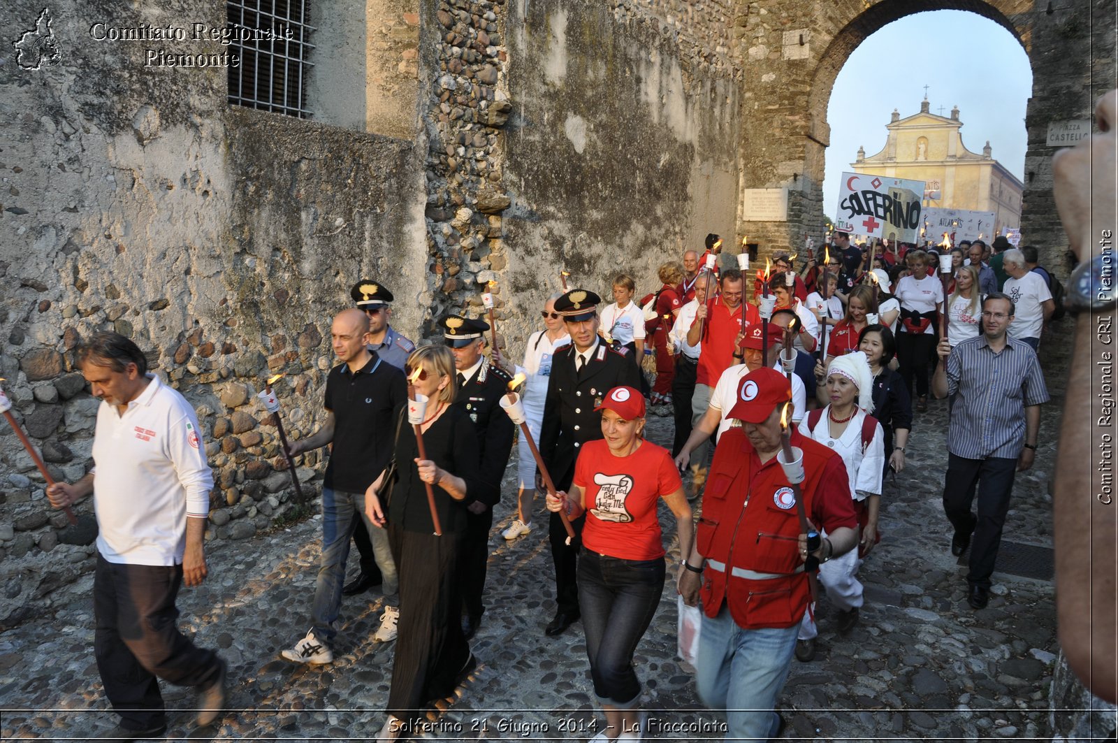 Solferino 21 iugno 2014 - La Fiaccolata - Croce Rossa Italiana - Comitato Regionale del Piemonte