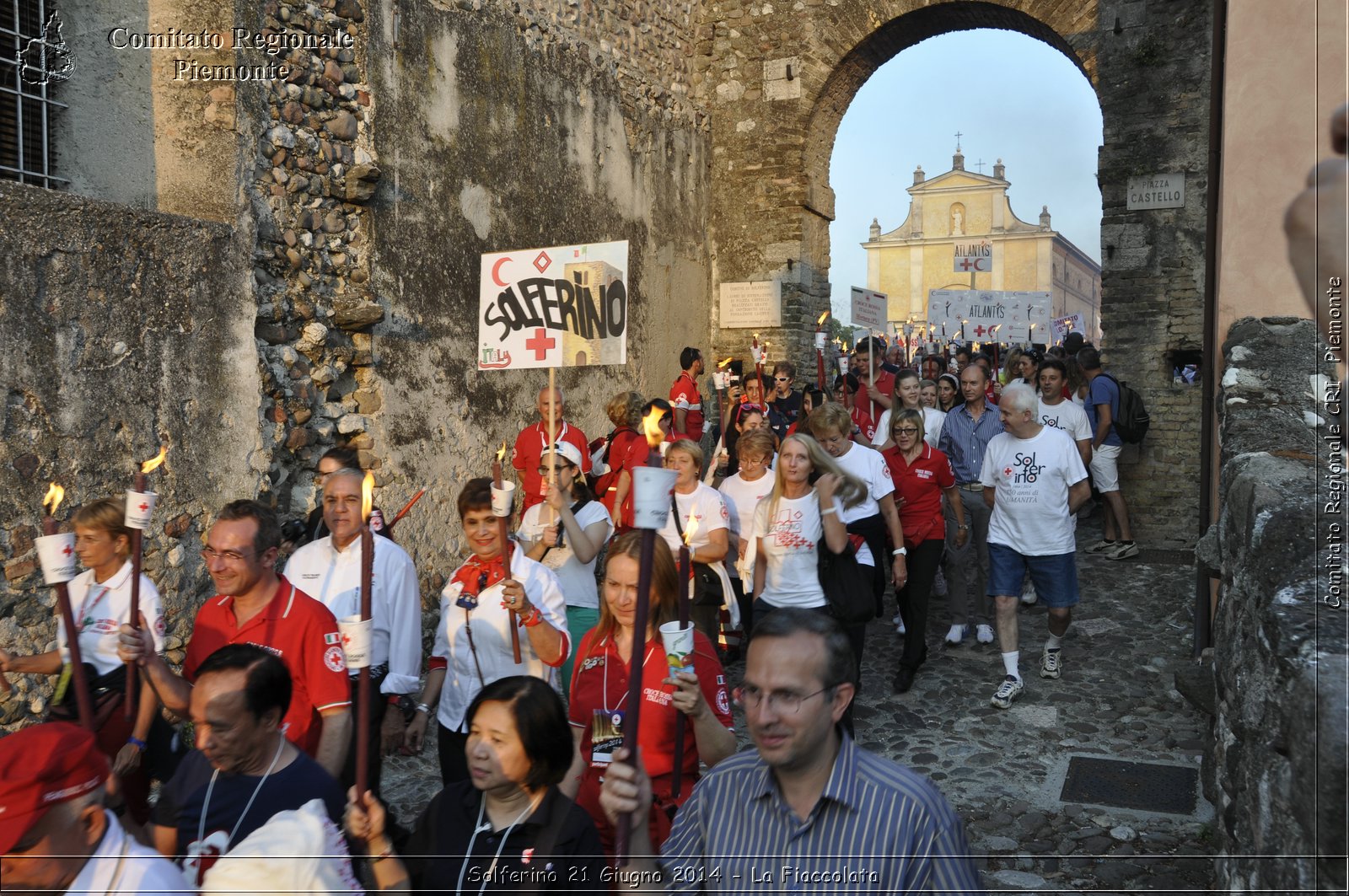 Solferino 21 iugno 2014 - La Fiaccolata - Croce Rossa Italiana - Comitato Regionale del Piemonte