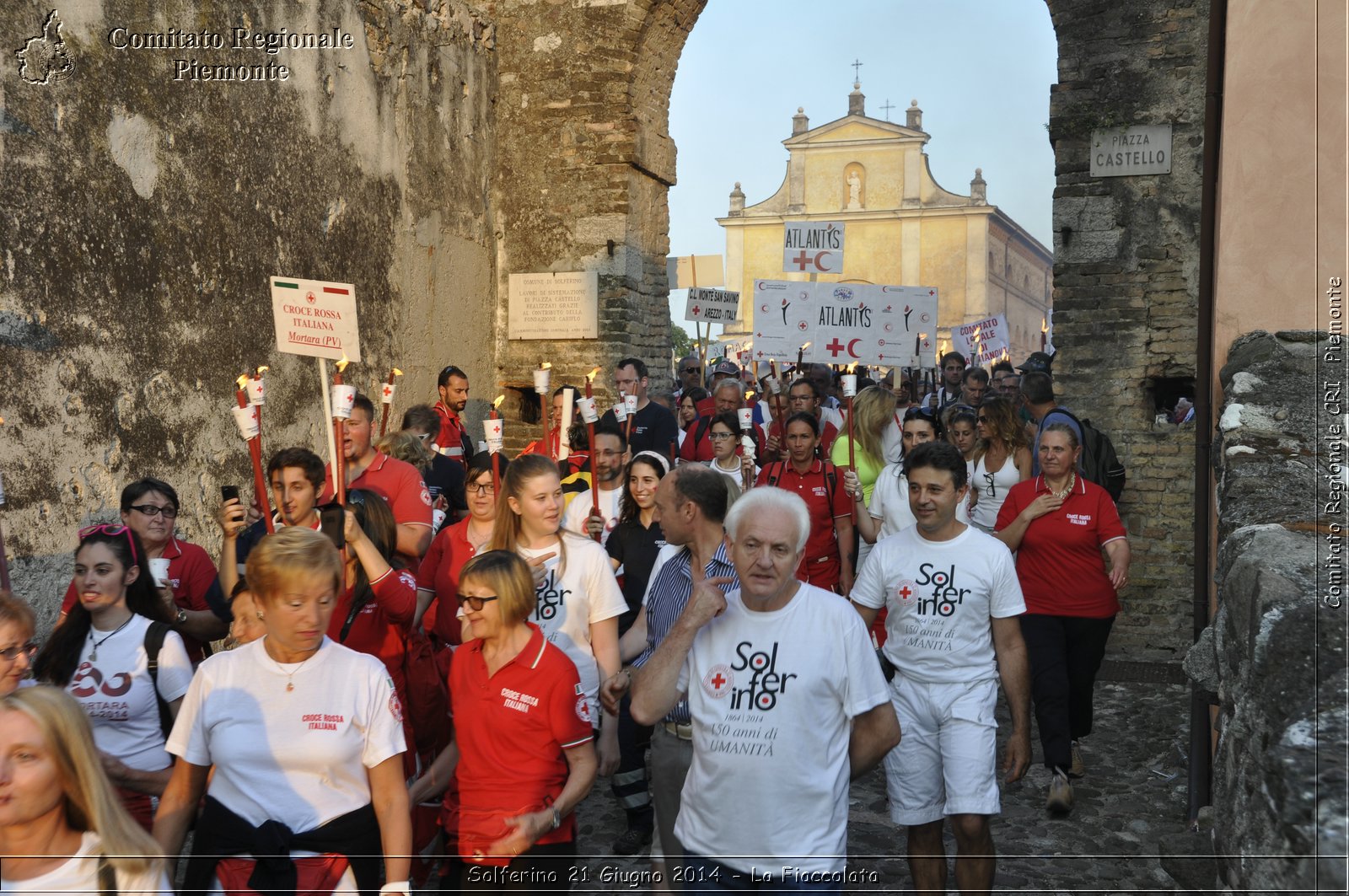 Solferino 21 iugno 2014 - La Fiaccolata - Croce Rossa Italiana - Comitato Regionale del Piemonte