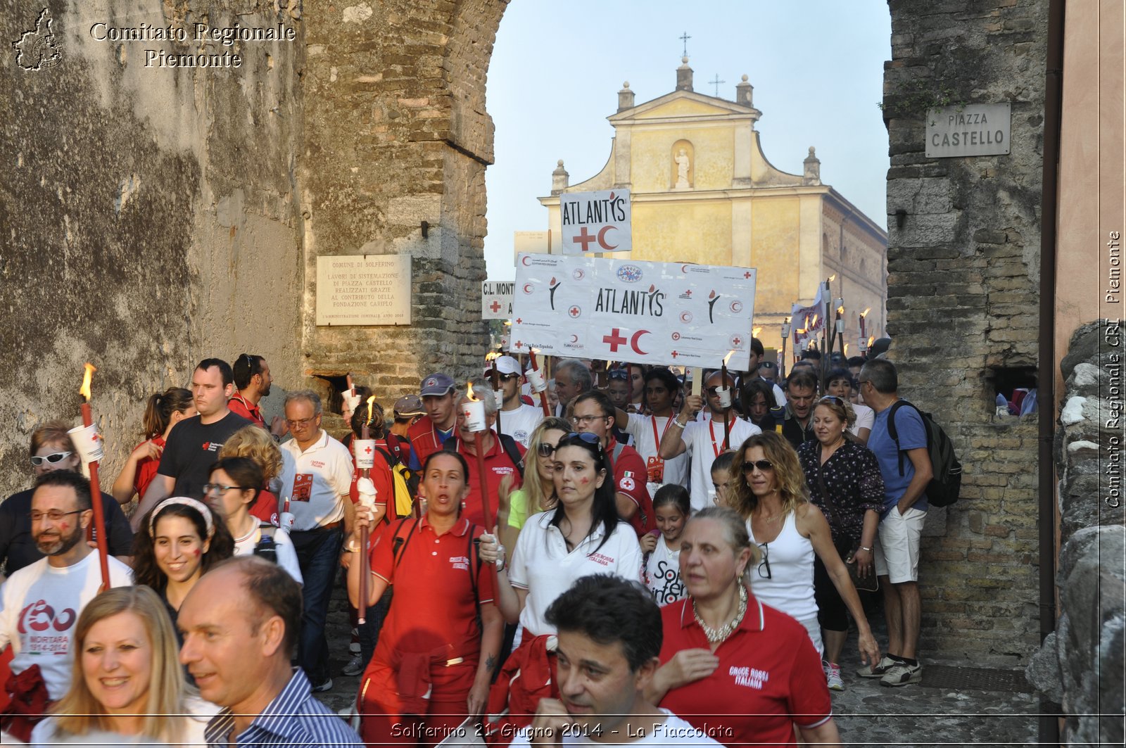 Solferino 21 iugno 2014 - La Fiaccolata - Croce Rossa Italiana - Comitato Regionale del Piemonte