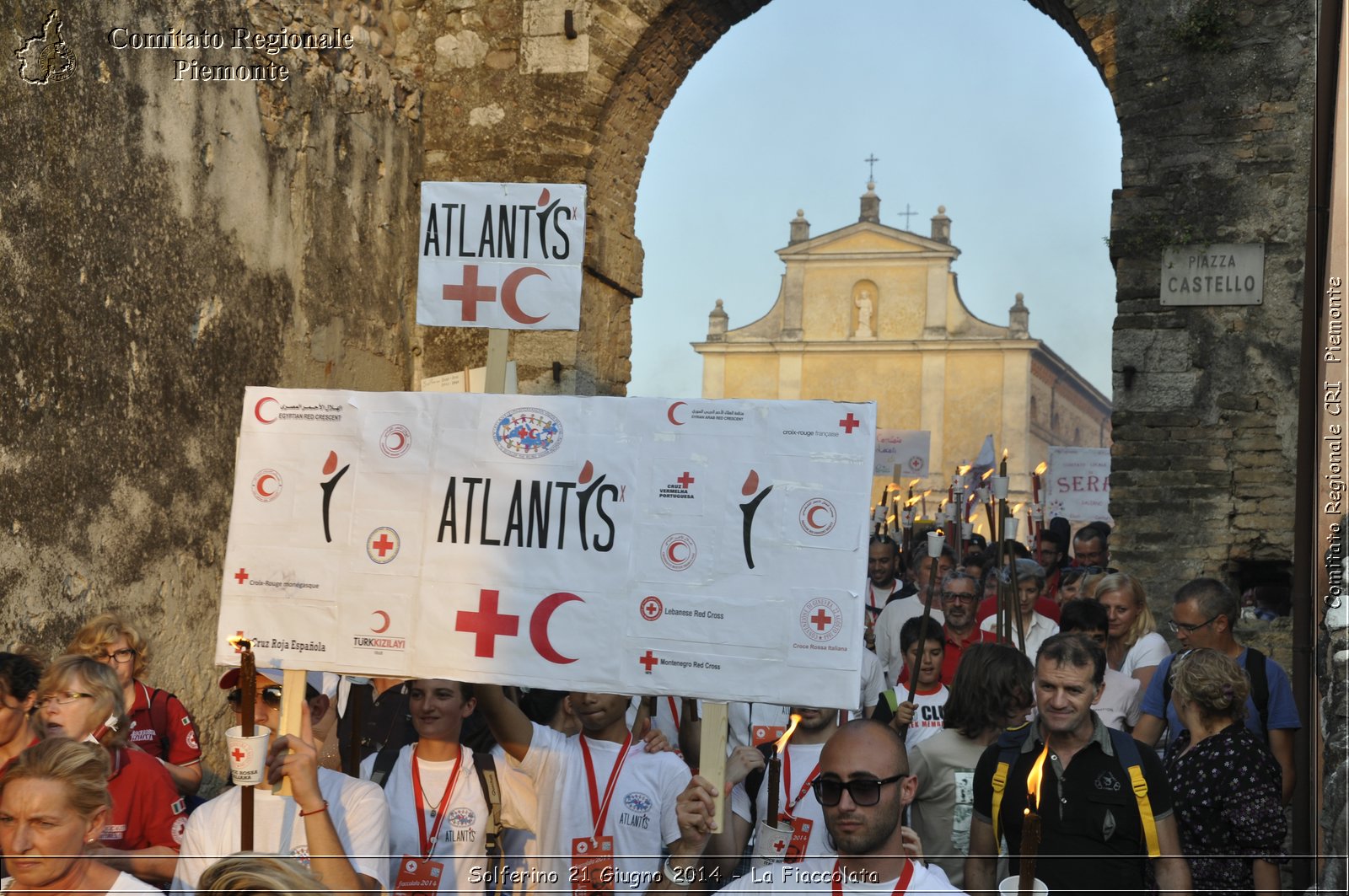 Solferino 21 iugno 2014 - La Fiaccolata - Croce Rossa Italiana - Comitato Regionale del Piemonte