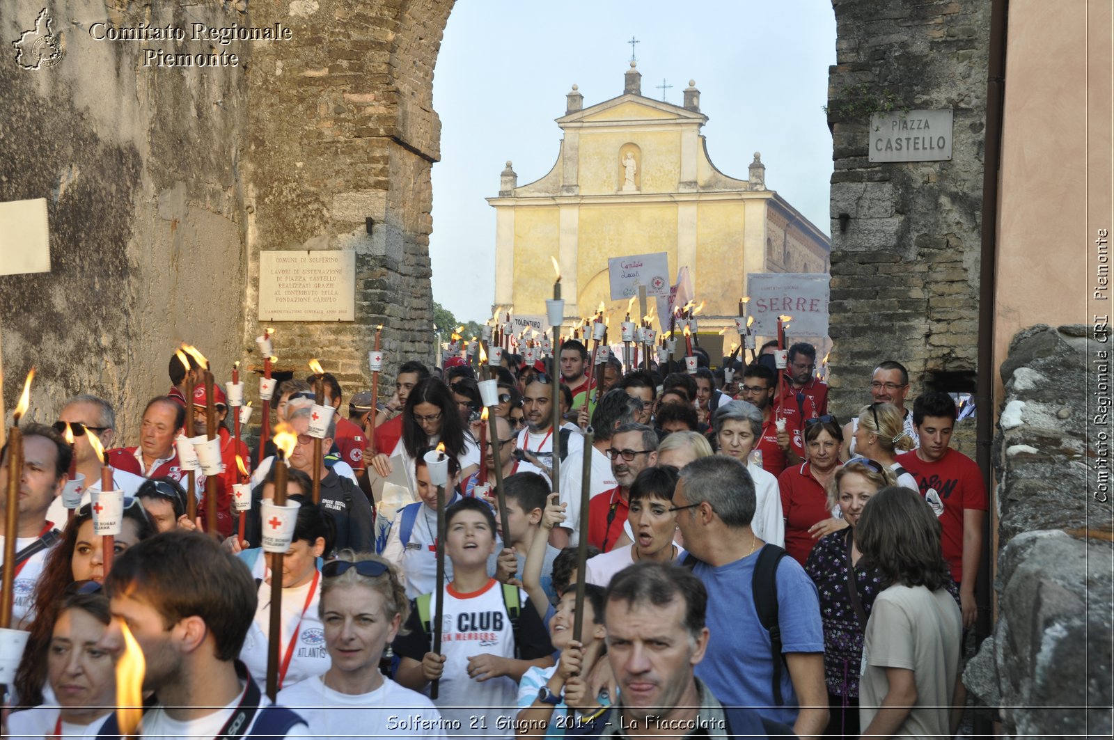 Solferino 21 iugno 2014 - La Fiaccolata - Croce Rossa Italiana - Comitato Regionale del Piemonte