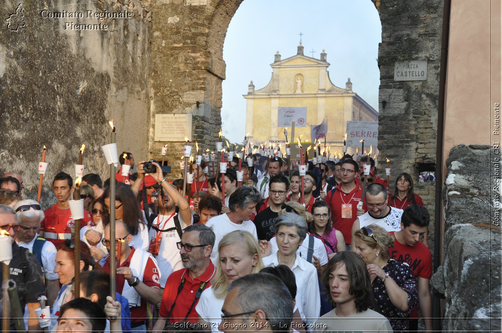 Solferino 21 iugno 2014 - La Fiaccolata - Croce Rossa Italiana - Comitato Regionale del Piemonte