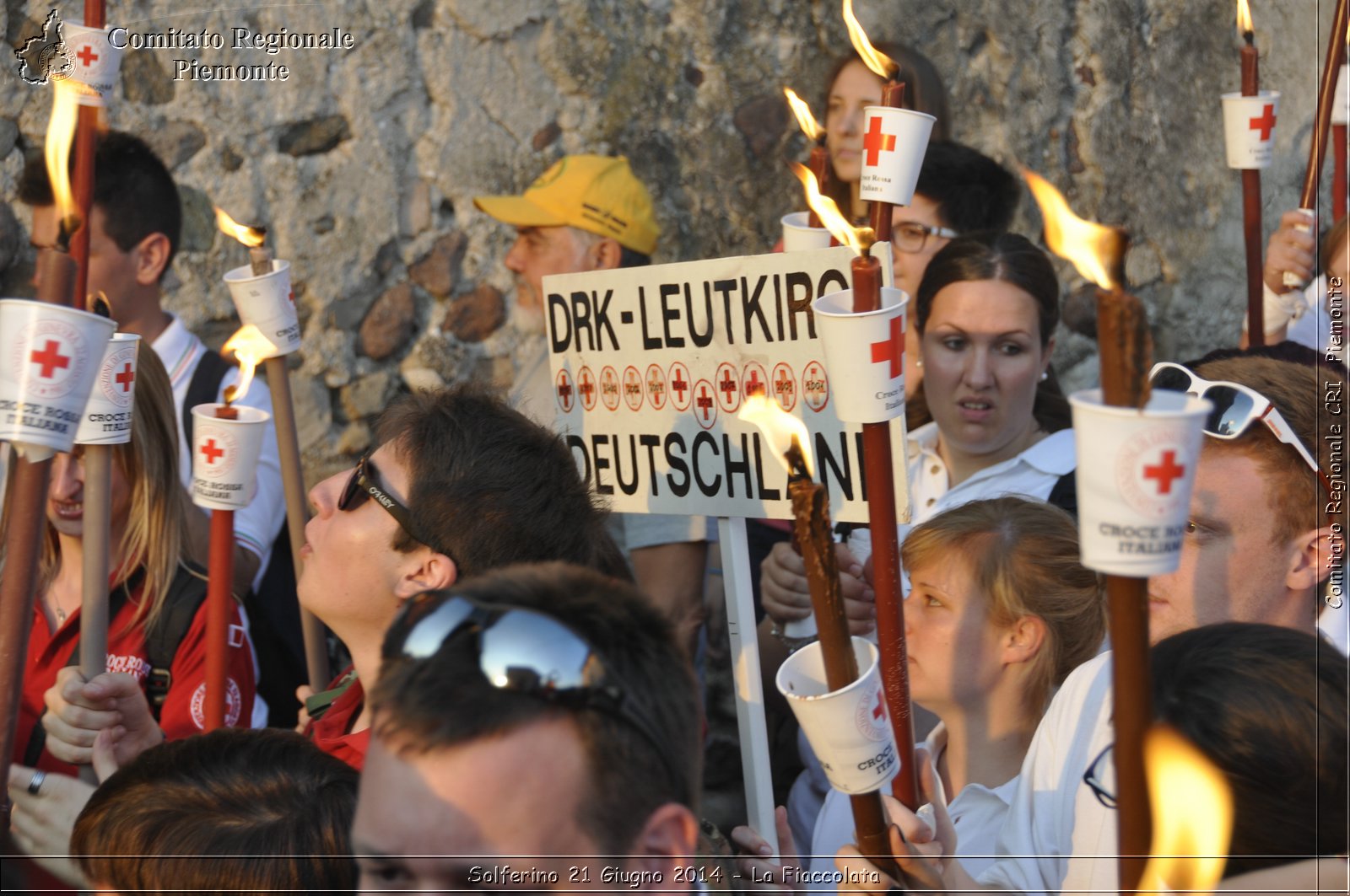 Solferino 21 iugno 2014 - La Fiaccolata - Croce Rossa Italiana - Comitato Regionale del Piemonte