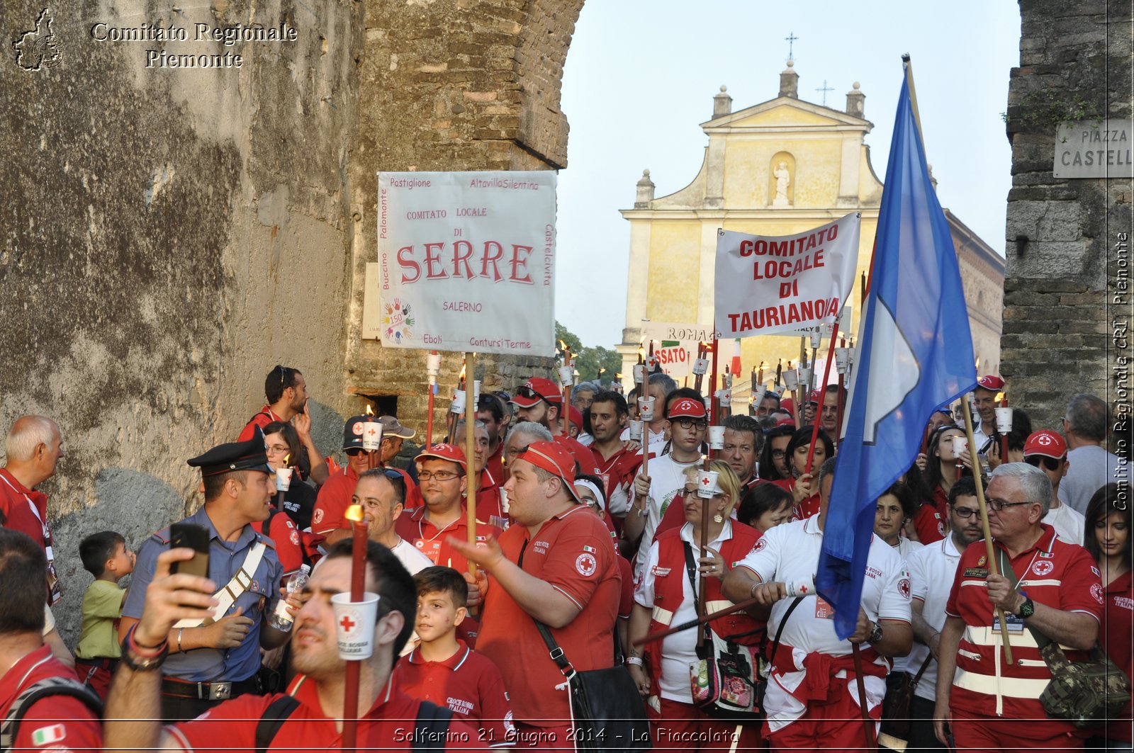 Solferino 21 iugno 2014 - La Fiaccolata - Croce Rossa Italiana - Comitato Regionale del Piemonte