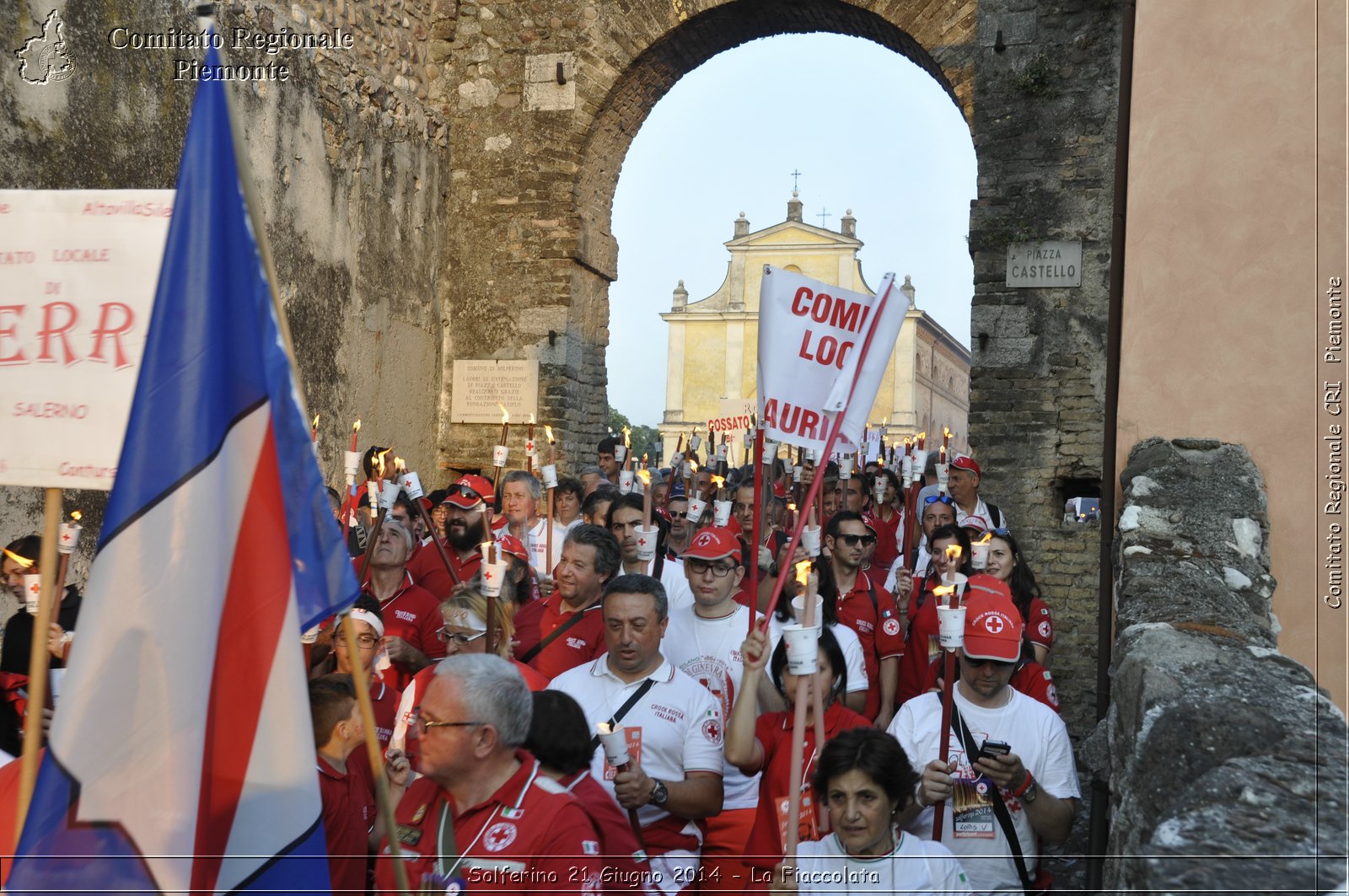 Solferino 21 iugno 2014 - La Fiaccolata - Croce Rossa Italiana - Comitato Regionale del Piemonte