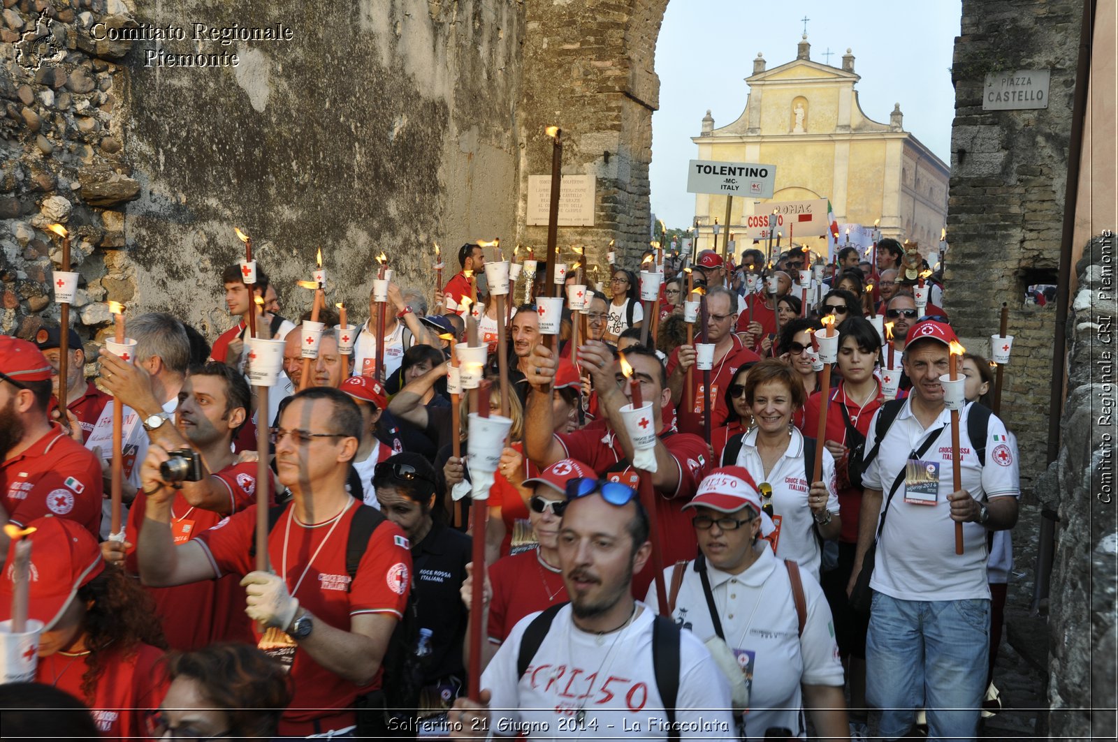 Solferino 21 iugno 2014 - La Fiaccolata - Croce Rossa Italiana - Comitato Regionale del Piemonte