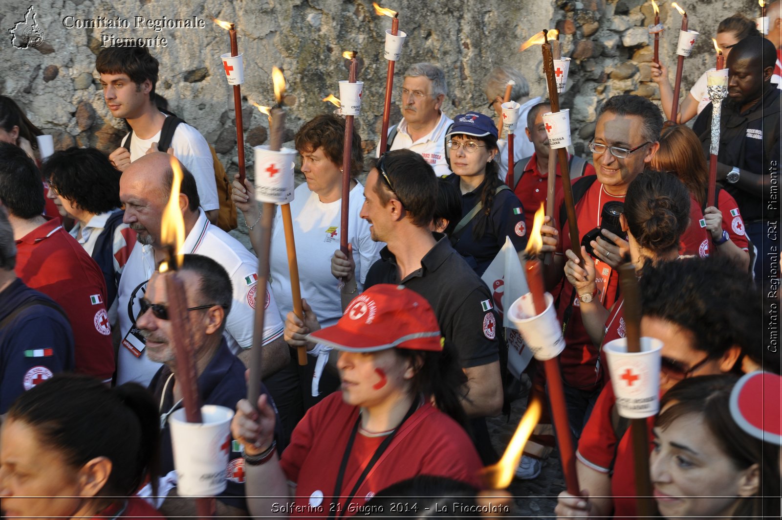 Solferino 21 iugno 2014 - La Fiaccolata - Croce Rossa Italiana - Comitato Regionale del Piemonte