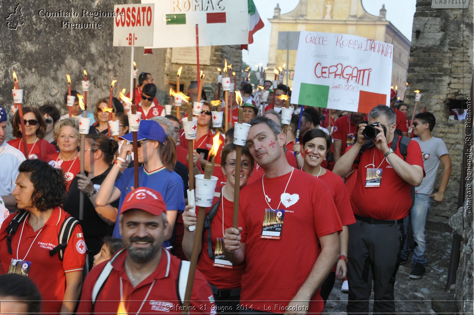 Solferino 21 iugno 2014 - La Fiaccolata - Croce Rossa Italiana - Comitato Regionale del Piemonte