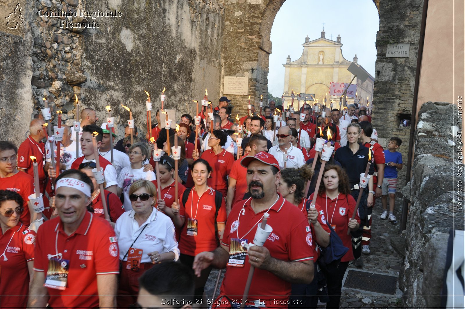 Solferino 21 iugno 2014 - La Fiaccolata - Croce Rossa Italiana - Comitato Regionale del Piemonte