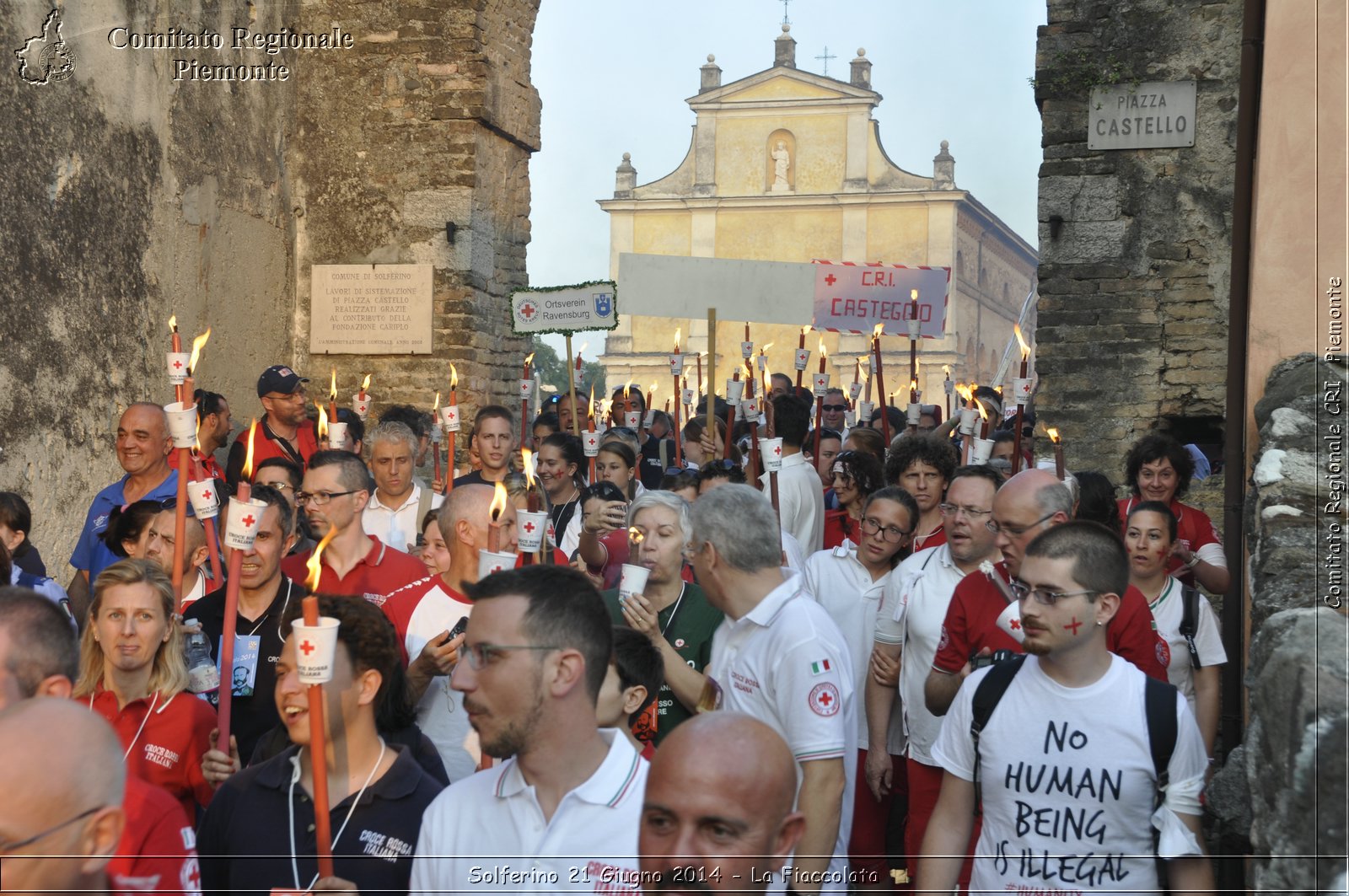 Solferino 21 iugno 2014 - La Fiaccolata - Croce Rossa Italiana - Comitato Regionale del Piemonte