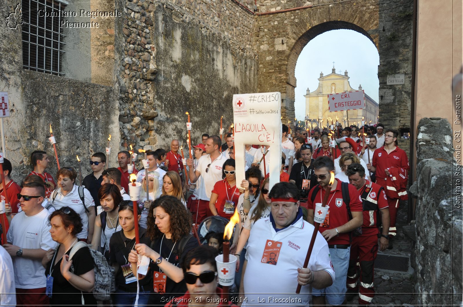 Solferino 21 iugno 2014 - La Fiaccolata - Croce Rossa Italiana - Comitato Regionale del Piemonte