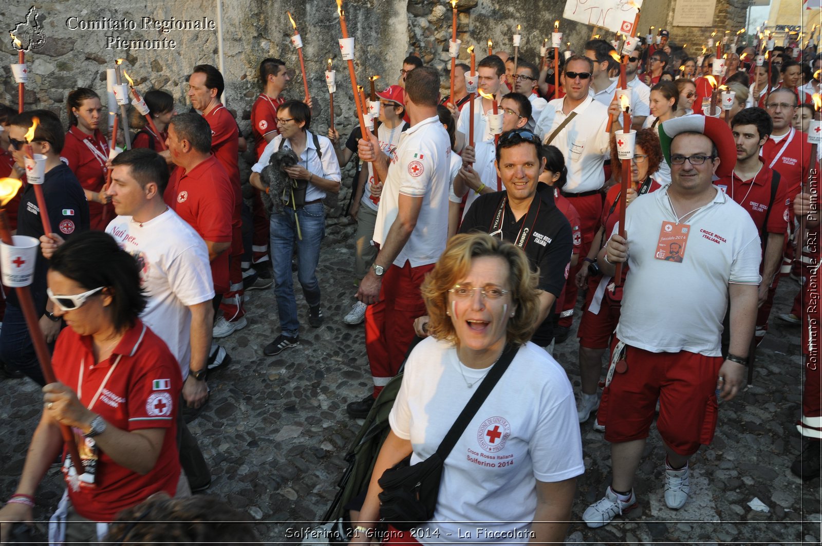 Solferino 21 iugno 2014 - La Fiaccolata - Croce Rossa Italiana - Comitato Regionale del Piemonte