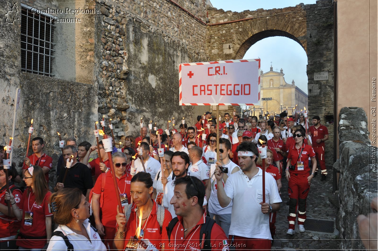 Solferino 21 iugno 2014 - La Fiaccolata - Croce Rossa Italiana - Comitato Regionale del Piemonte