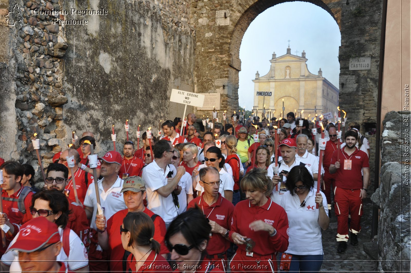 Solferino 21 iugno 2014 - La Fiaccolata - Croce Rossa Italiana - Comitato Regionale del Piemonte