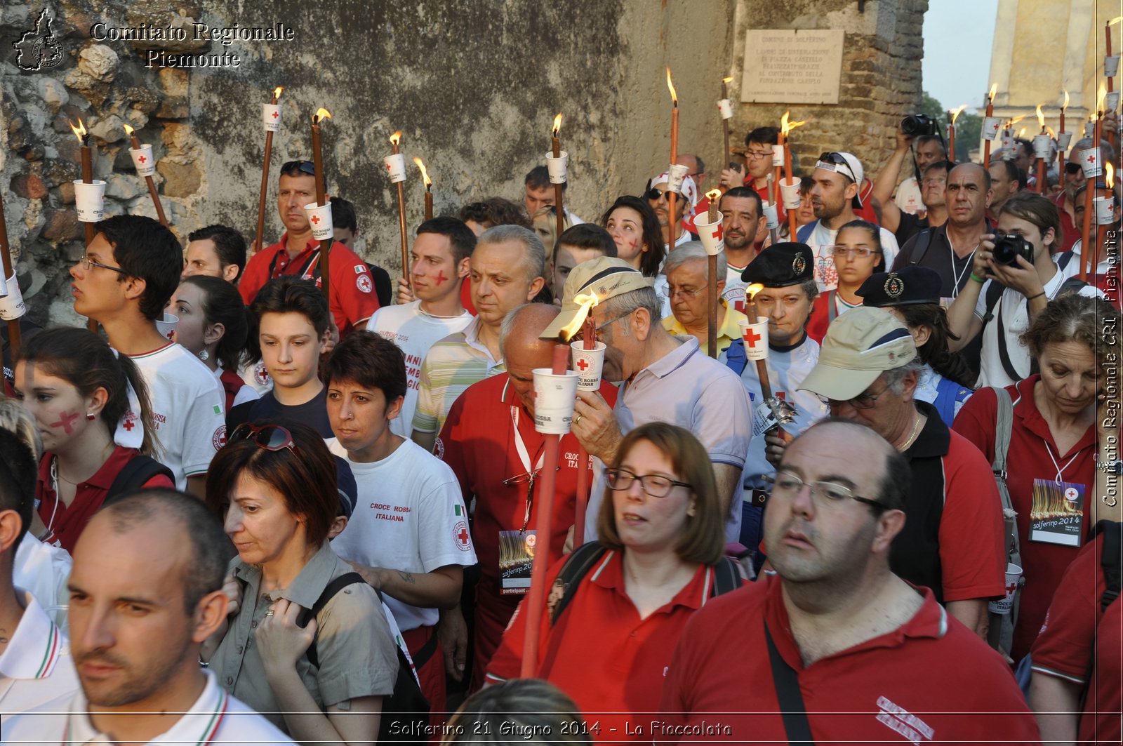 Solferino 21 iugno 2014 - La Fiaccolata - Croce Rossa Italiana - Comitato Regionale del Piemonte