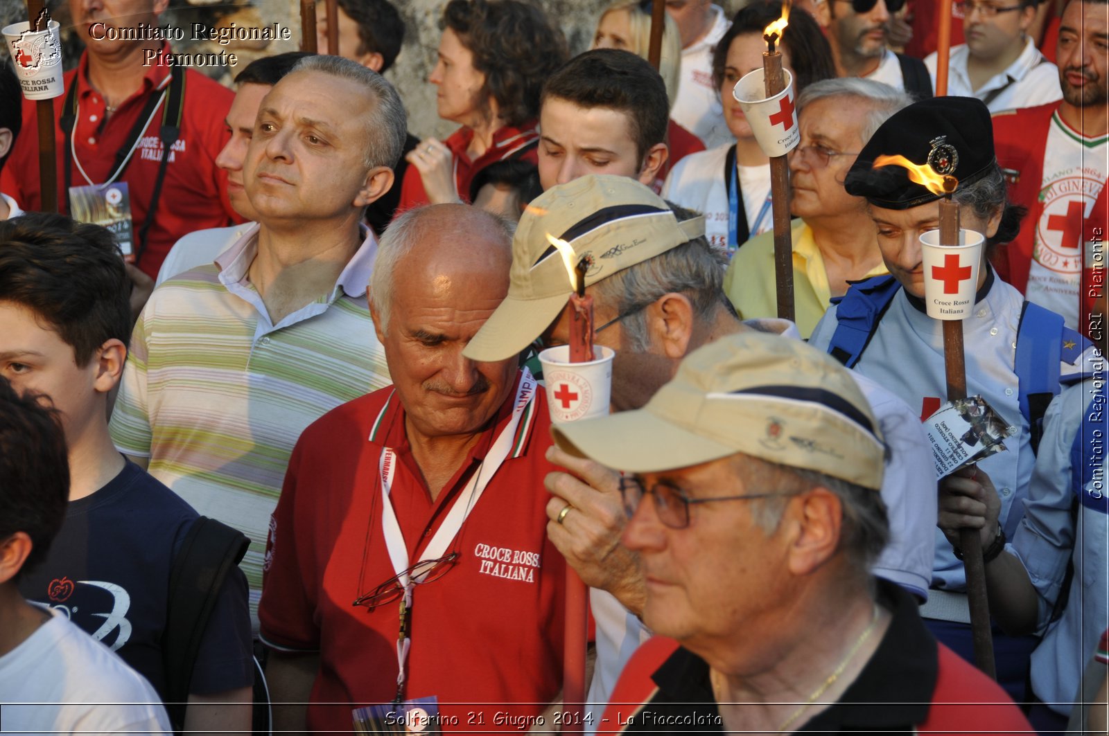 Solferino 21 iugno 2014 - La Fiaccolata - Croce Rossa Italiana - Comitato Regionale del Piemonte