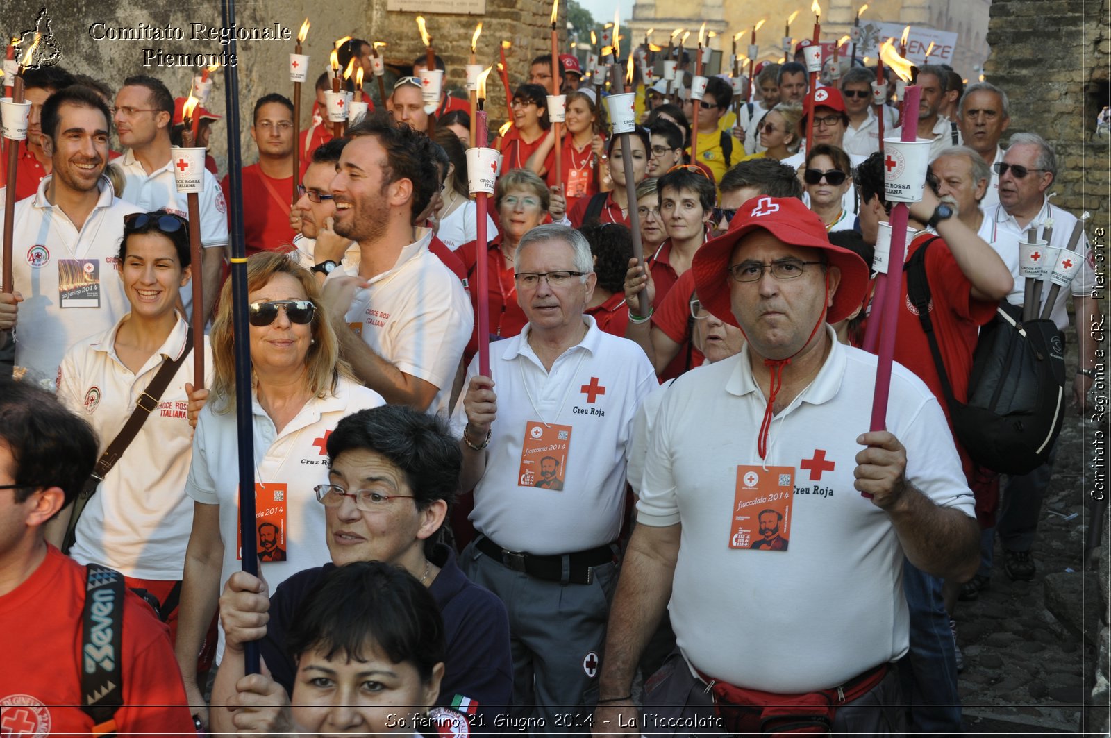 Solferino 21 iugno 2014 - La Fiaccolata - Croce Rossa Italiana - Comitato Regionale del Piemonte