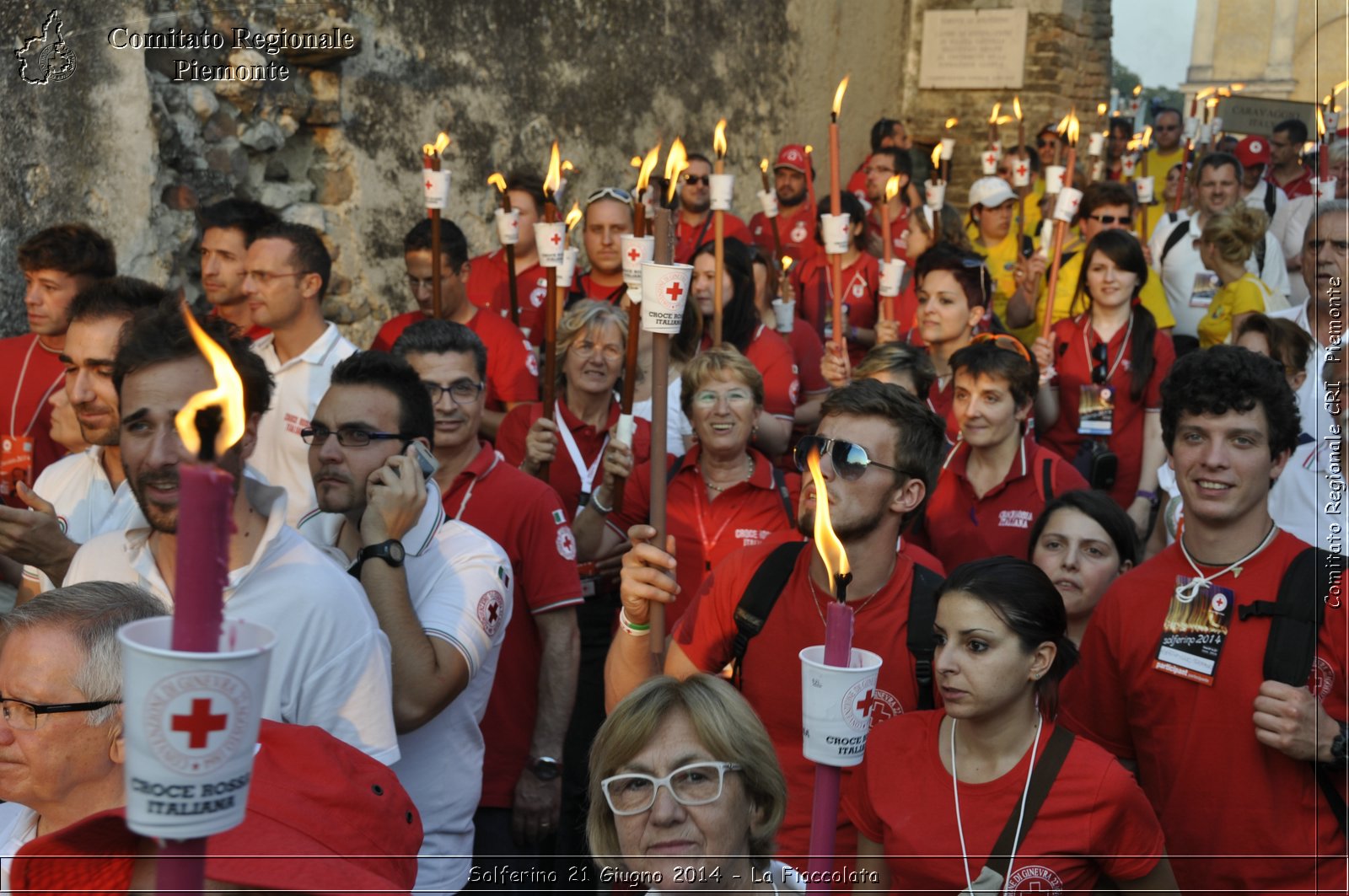 Solferino 21 iugno 2014 - La Fiaccolata - Croce Rossa Italiana - Comitato Regionale del Piemonte