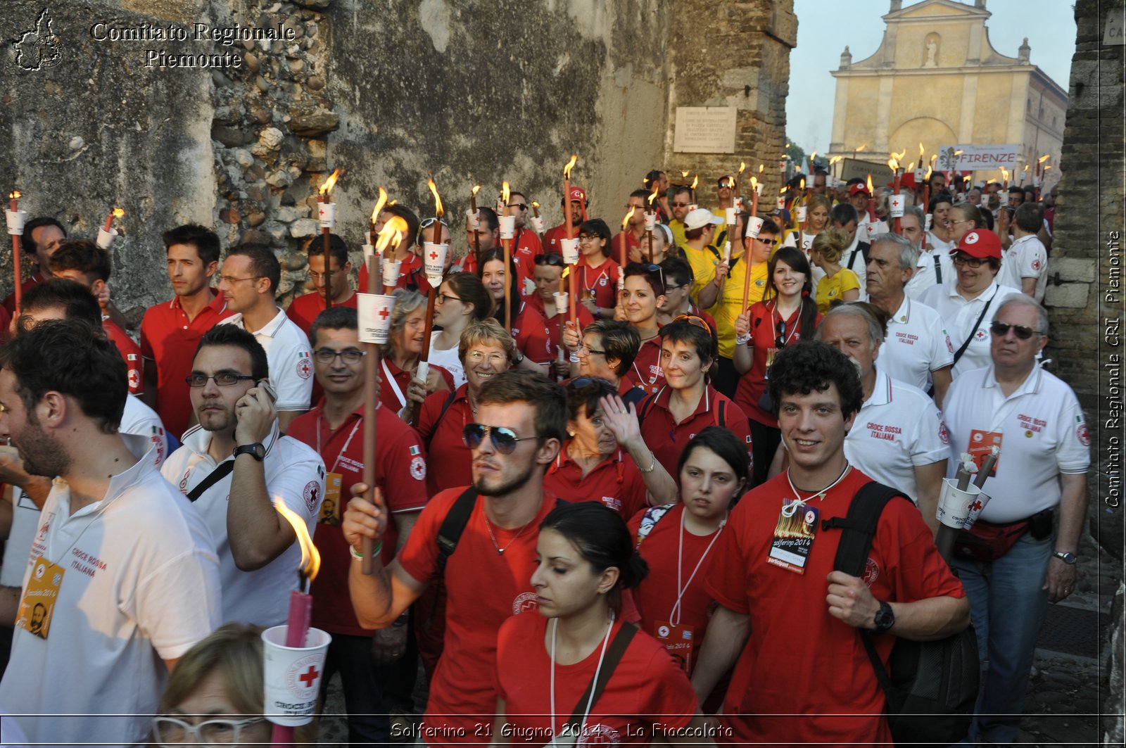 Solferino 21 iugno 2014 - La Fiaccolata - Croce Rossa Italiana - Comitato Regionale del Piemonte