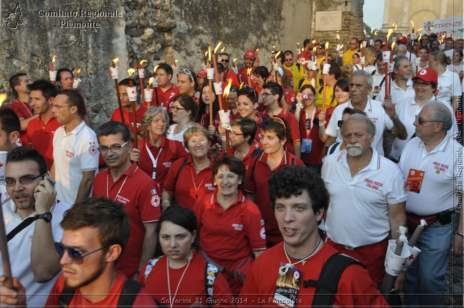 Solferino 21 iugno 2014 - La Fiaccolata - Croce Rossa Italiana - Comitato Regionale del Piemonte