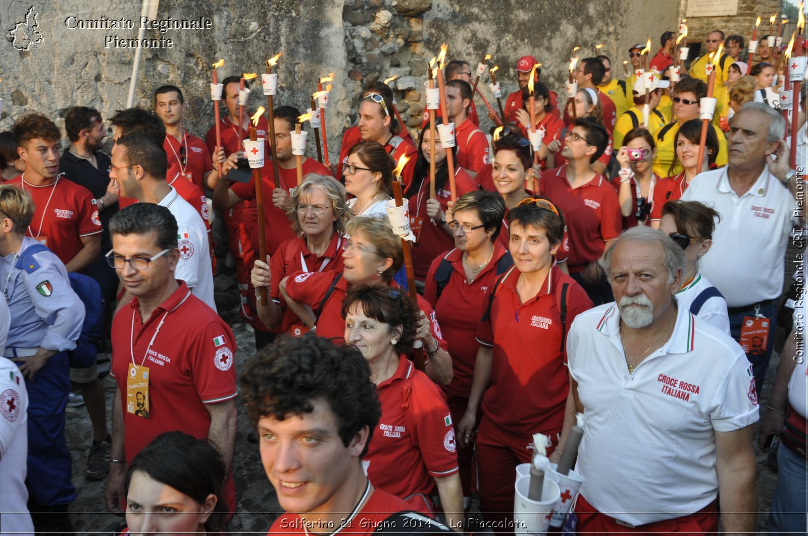 Solferino 21 iugno 2014 - La Fiaccolata - Croce Rossa Italiana - Comitato Regionale del Piemonte