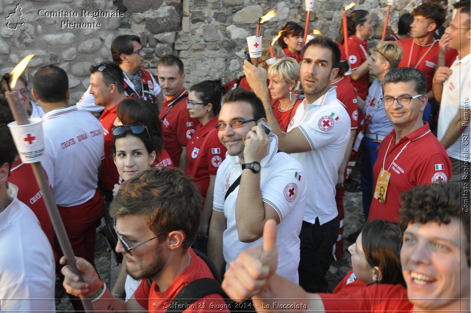 Solferino 21 iugno 2014 - La Fiaccolata - Croce Rossa Italiana - Comitato Regionale del Piemonte