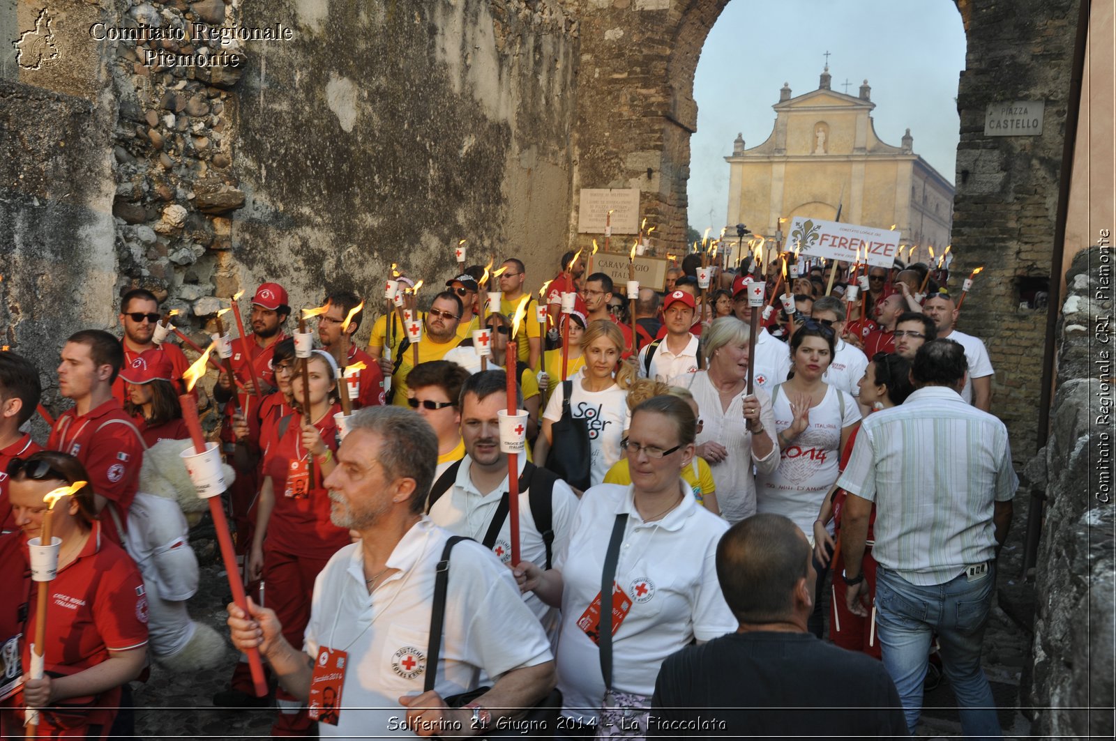 Solferino 21 iugno 2014 - La Fiaccolata - Croce Rossa Italiana - Comitato Regionale del Piemonte