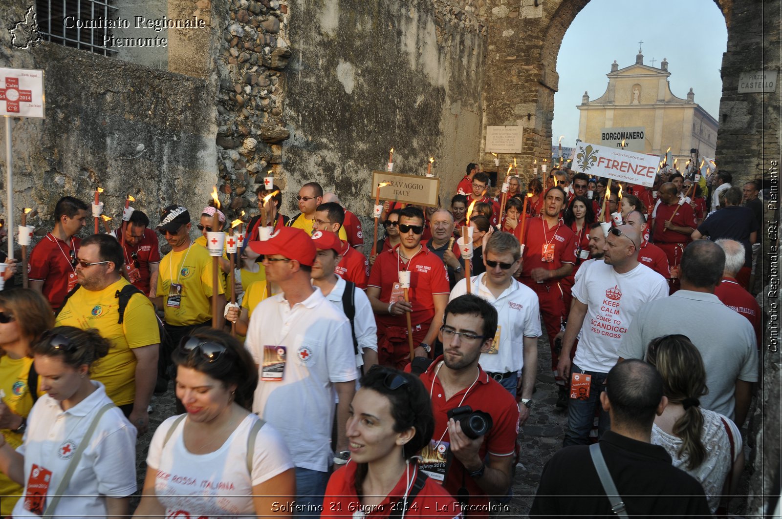 Solferino 21 iugno 2014 - La Fiaccolata - Croce Rossa Italiana - Comitato Regionale del Piemonte