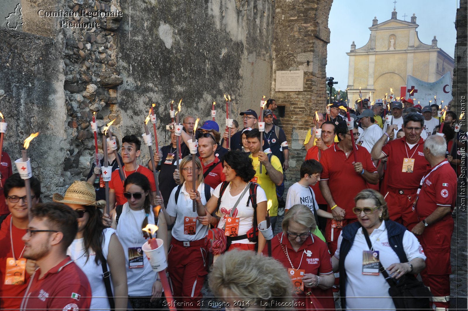 Solferino 21 iugno 2014 - La Fiaccolata - Croce Rossa Italiana - Comitato Regionale del Piemonte