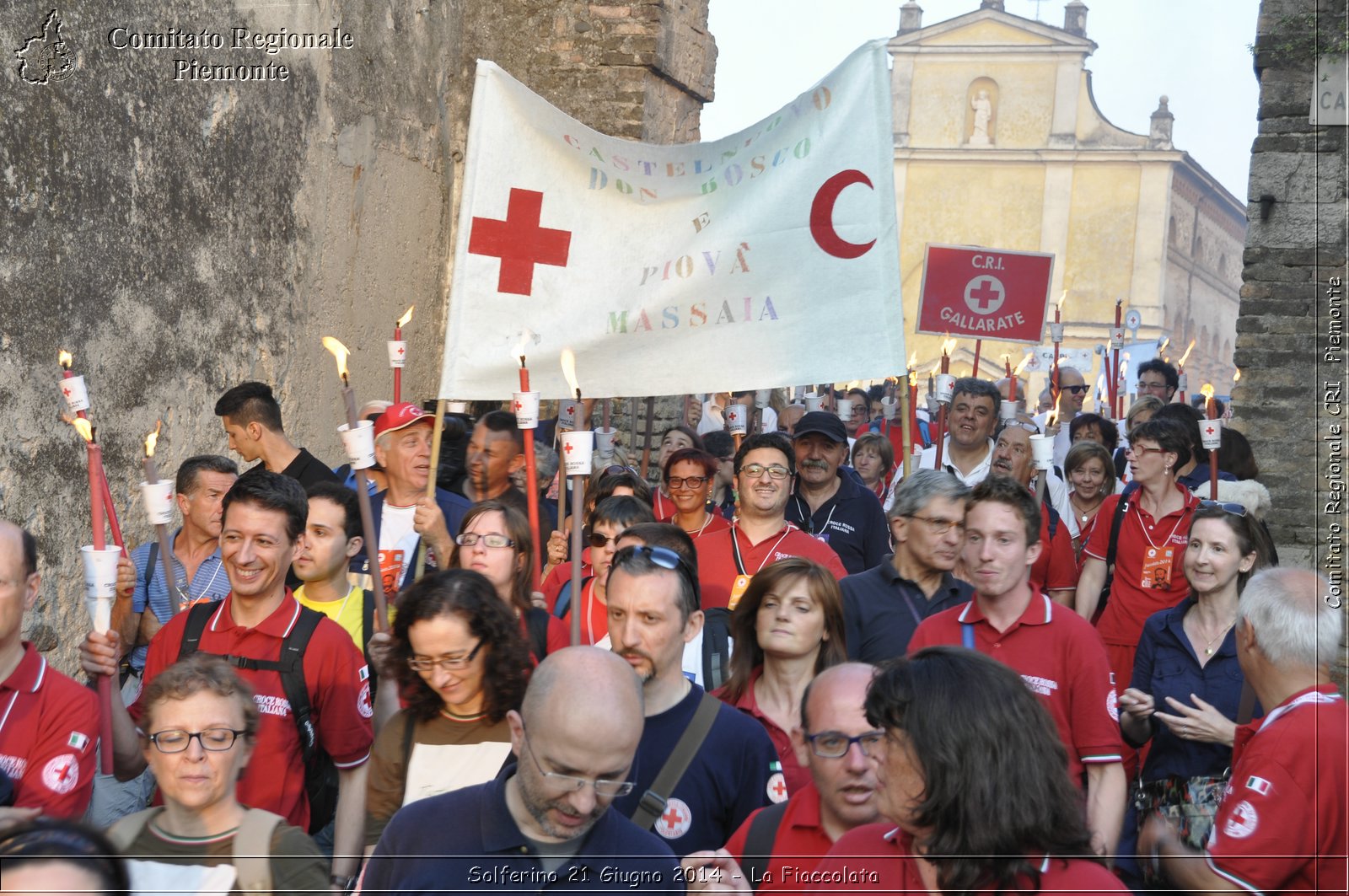 Solferino 21 iugno 2014 - La Fiaccolata - Croce Rossa Italiana - Comitato Regionale del Piemonte