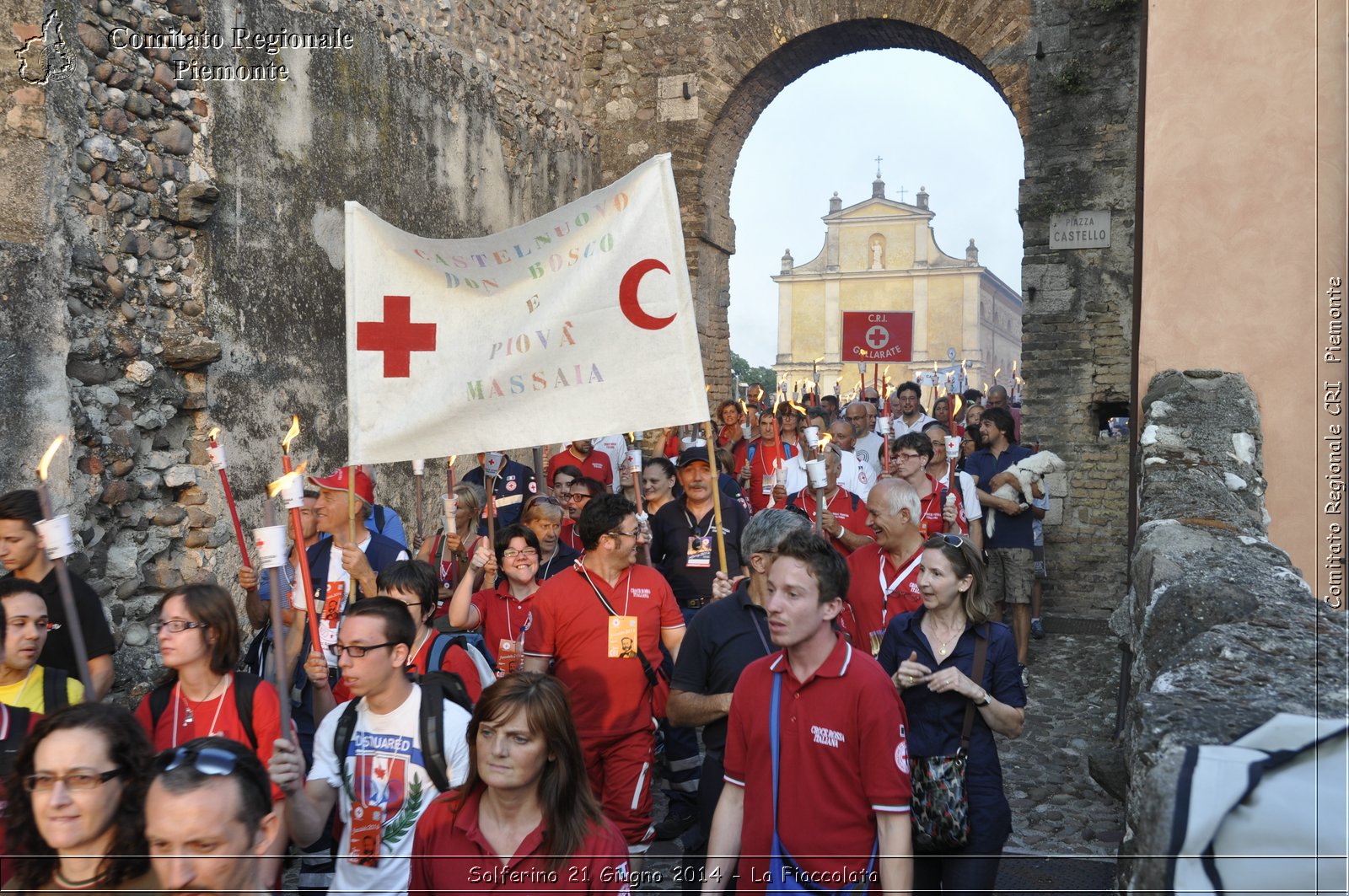 Solferino 21 iugno 2014 - La Fiaccolata - Croce Rossa Italiana - Comitato Regionale del Piemonte