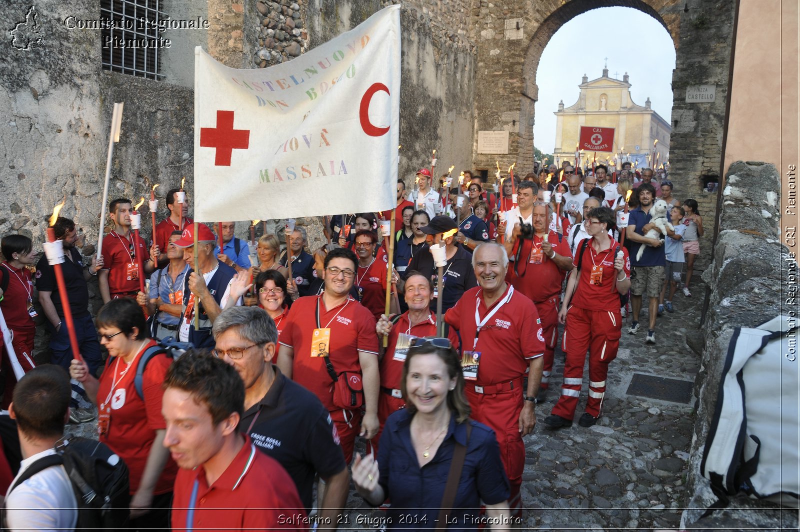 Solferino 21 iugno 2014 - La Fiaccolata - Croce Rossa Italiana - Comitato Regionale del Piemonte