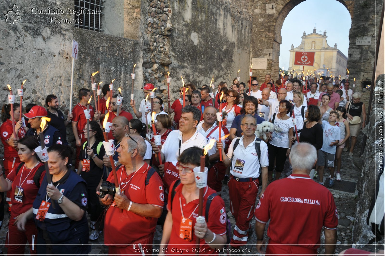 Solferino 21 iugno 2014 - La Fiaccolata - Croce Rossa Italiana - Comitato Regionale del Piemonte