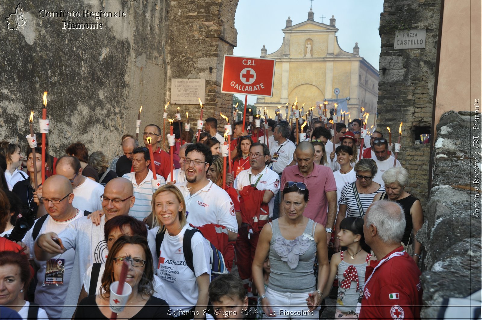 Solferino 21 iugno 2014 - La Fiaccolata - Croce Rossa Italiana - Comitato Regionale del Piemonte