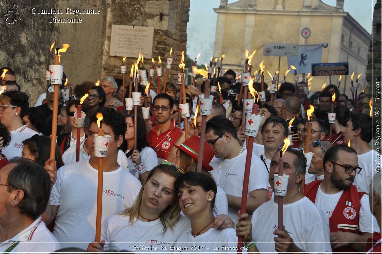 Solferino 21 iugno 2014 - La Fiaccolata - Croce Rossa Italiana - Comitato Regionale del Piemonte