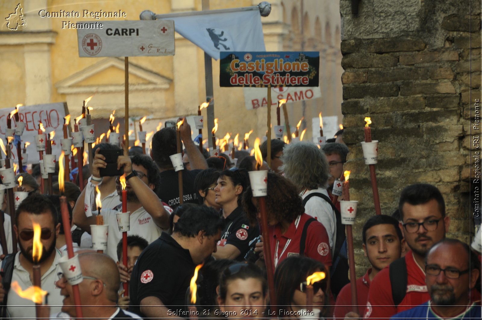 Solferino 21 iugno 2014 - La Fiaccolata - Croce Rossa Italiana - Comitato Regionale del Piemonte