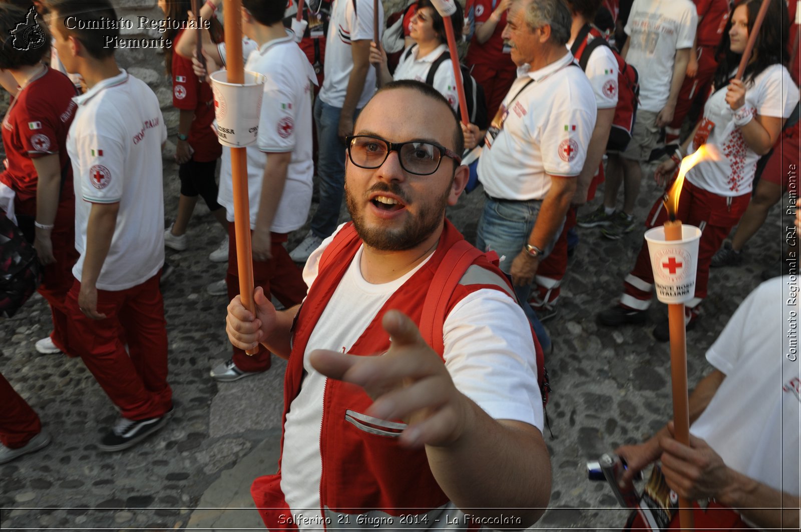 Solferino 21 iugno 2014 - La Fiaccolata - Croce Rossa Italiana - Comitato Regionale del Piemonte