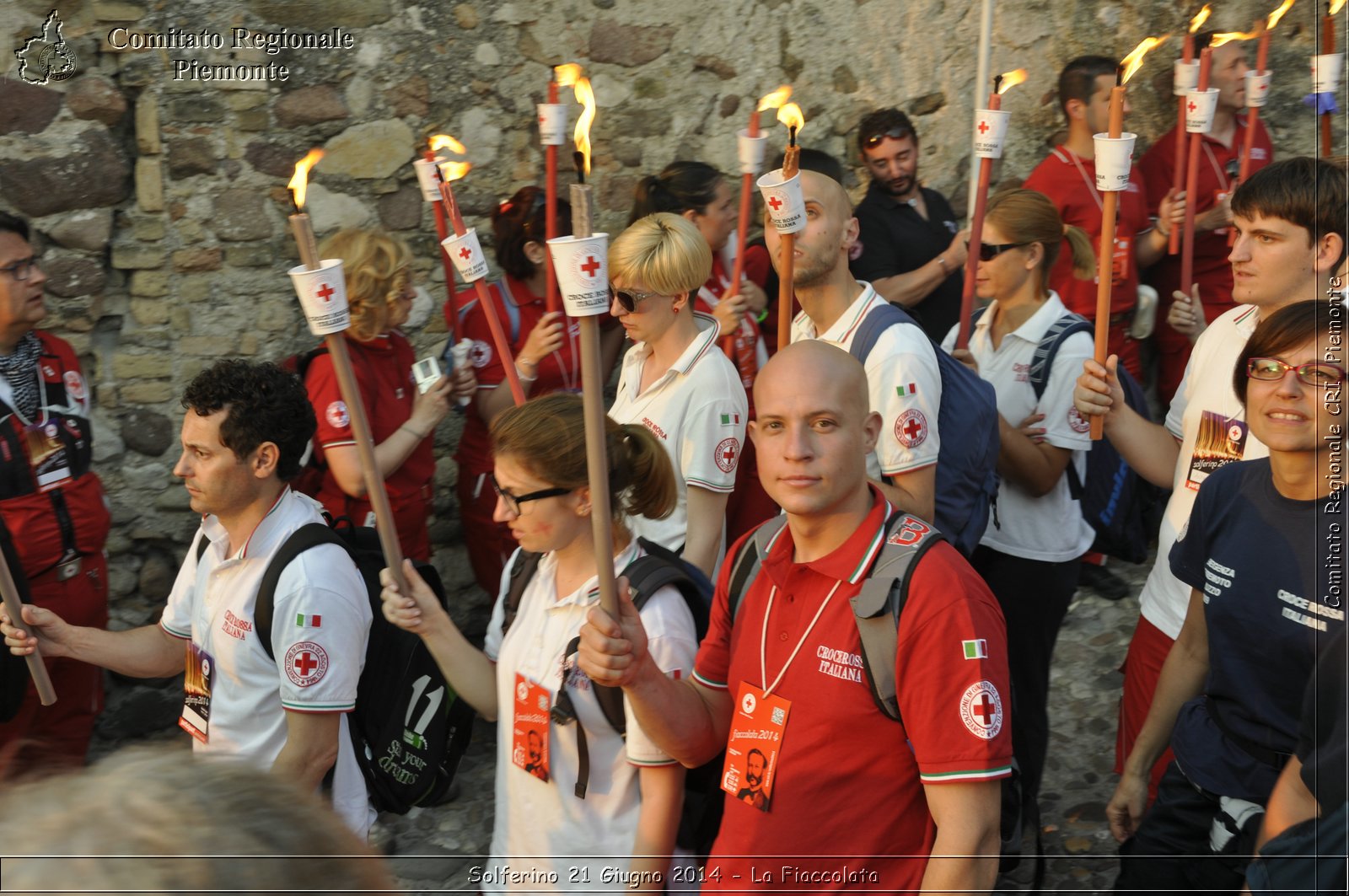 Solferino 21 iugno 2014 - La Fiaccolata - Croce Rossa Italiana - Comitato Regionale del Piemonte