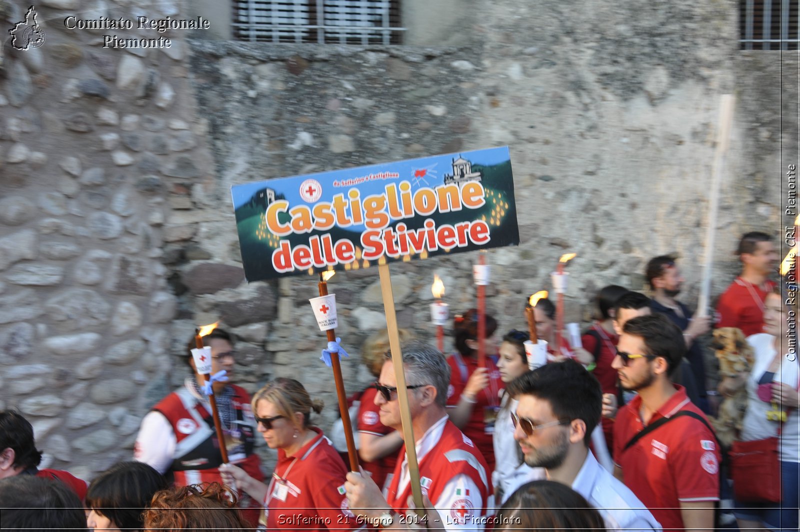 Solferino 21 iugno 2014 - La Fiaccolata - Croce Rossa Italiana - Comitato Regionale del Piemonte