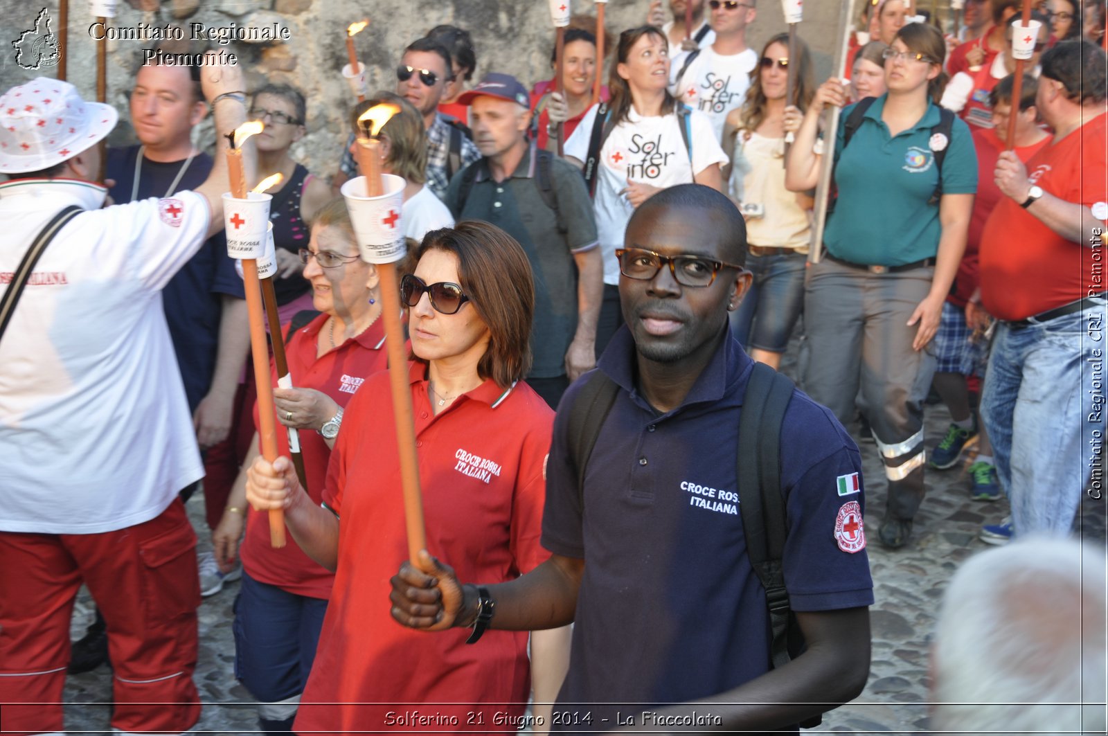 Solferino 21 iugno 2014 - La Fiaccolata - Croce Rossa Italiana - Comitato Regionale del Piemonte