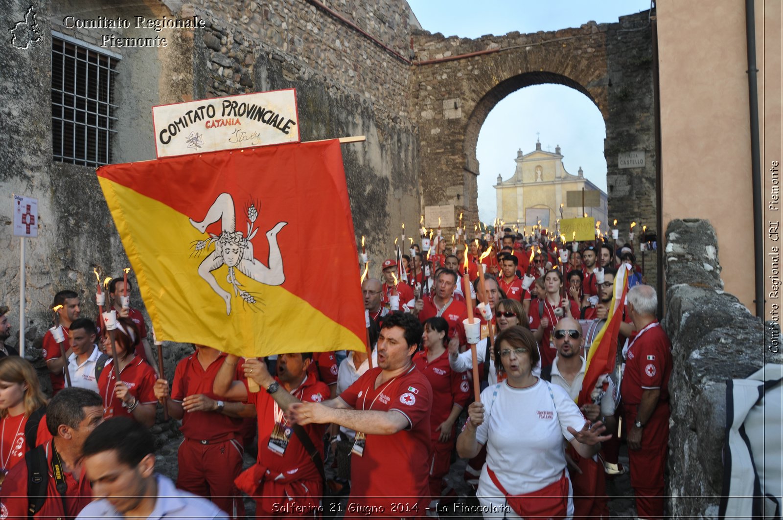 Solferino 21 iugno 2014 - La Fiaccolata - Croce Rossa Italiana - Comitato Regionale del Piemonte