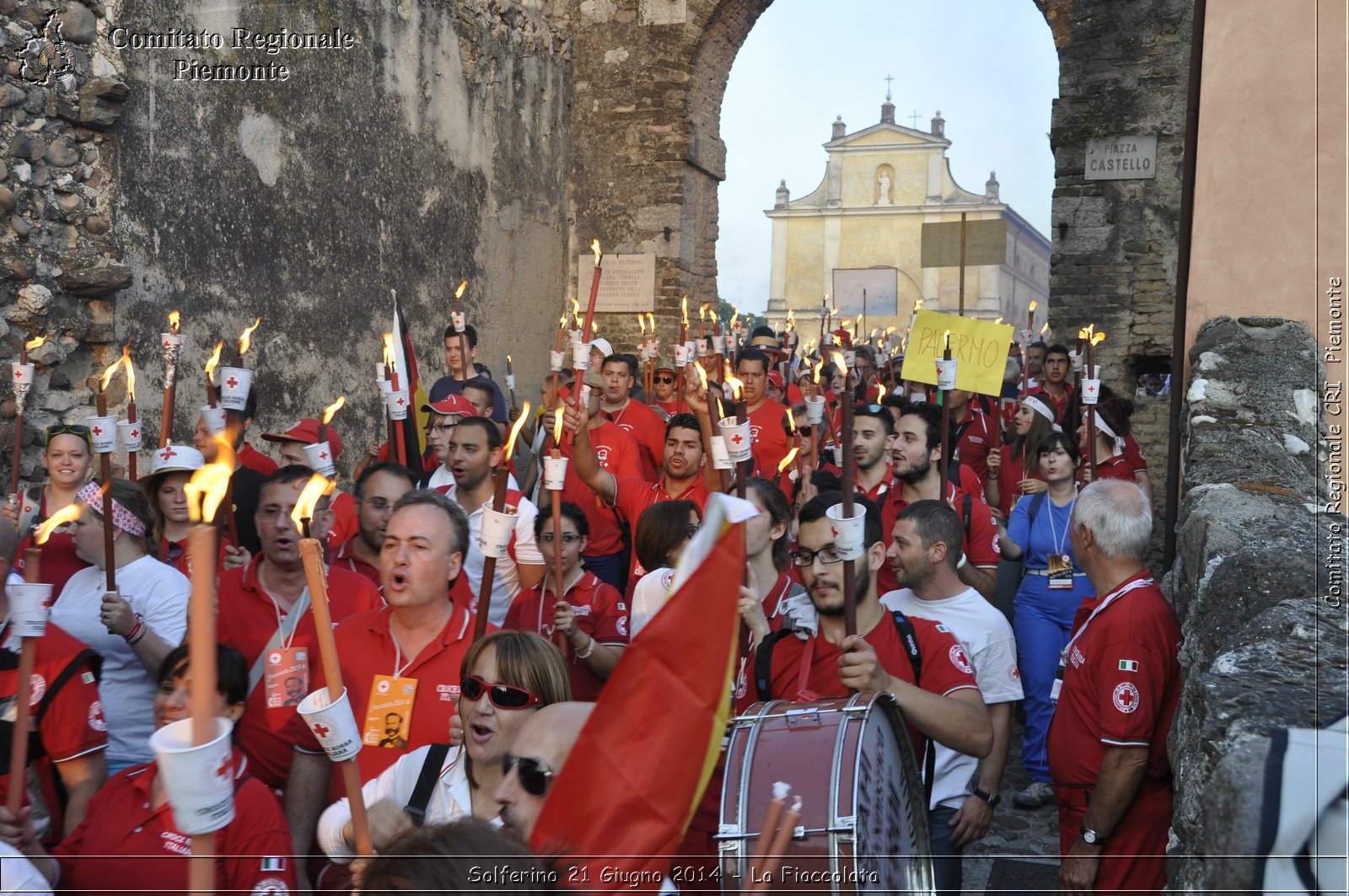 Solferino 21 iugno 2014 - La Fiaccolata - Croce Rossa Italiana - Comitato Regionale del Piemonte