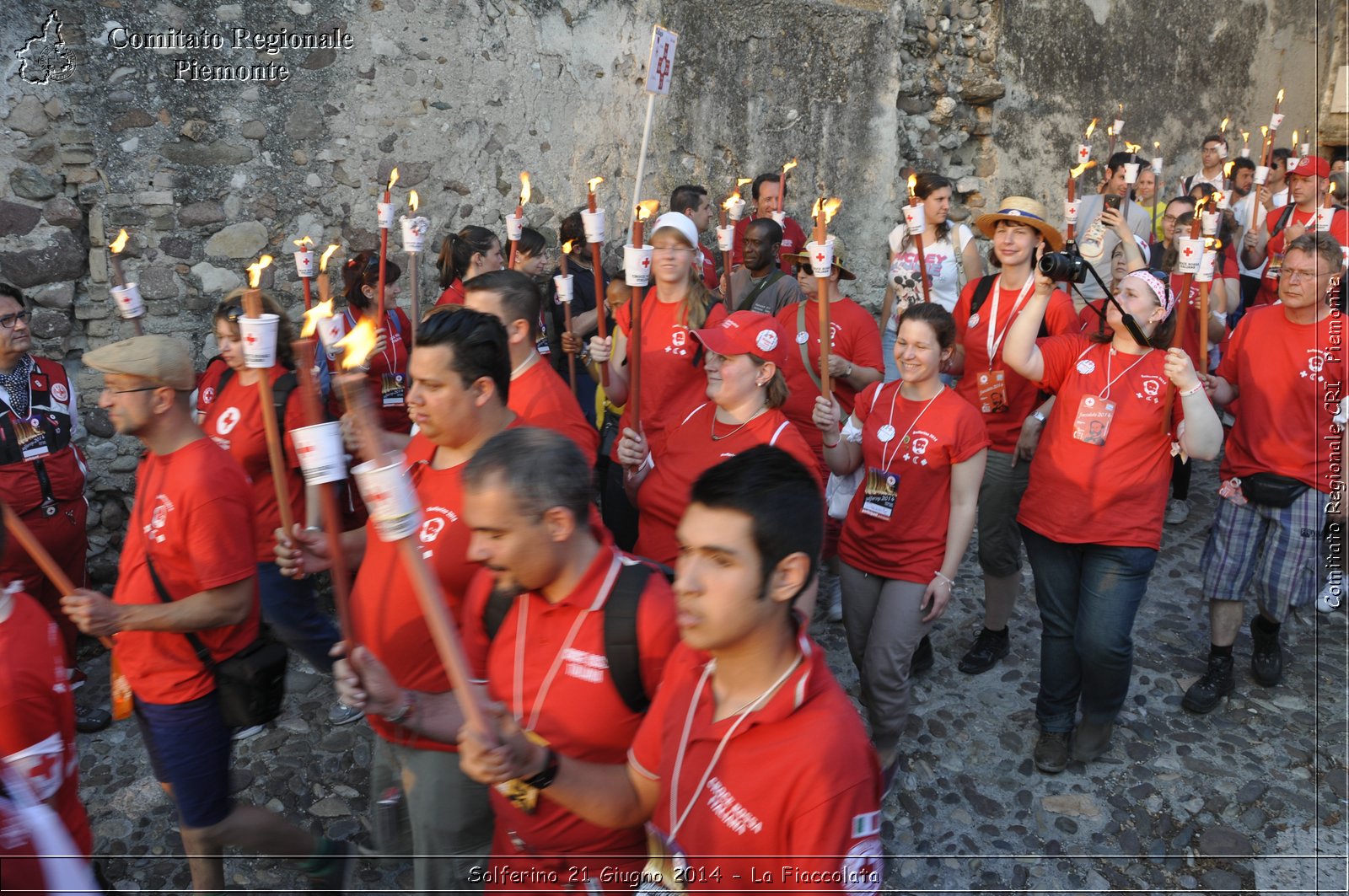 Solferino 21 iugno 2014 - La Fiaccolata - Croce Rossa Italiana - Comitato Regionale del Piemonte