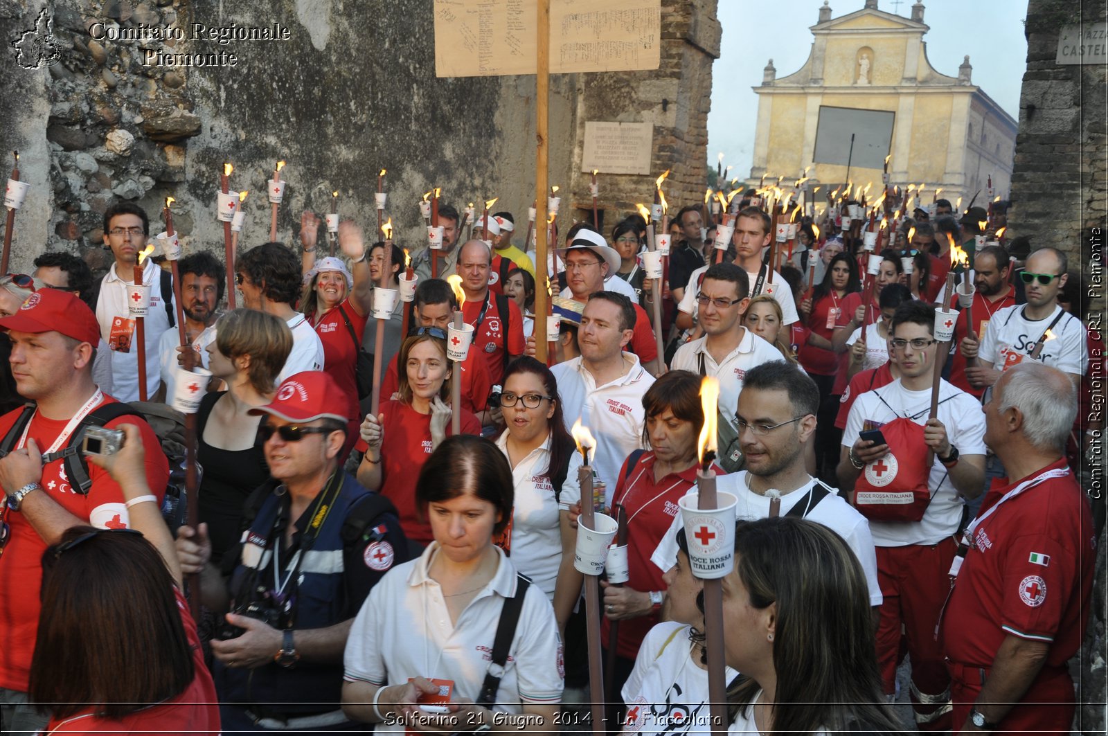 Solferino 21 iugno 2014 - La Fiaccolata - Croce Rossa Italiana - Comitato Regionale del Piemonte