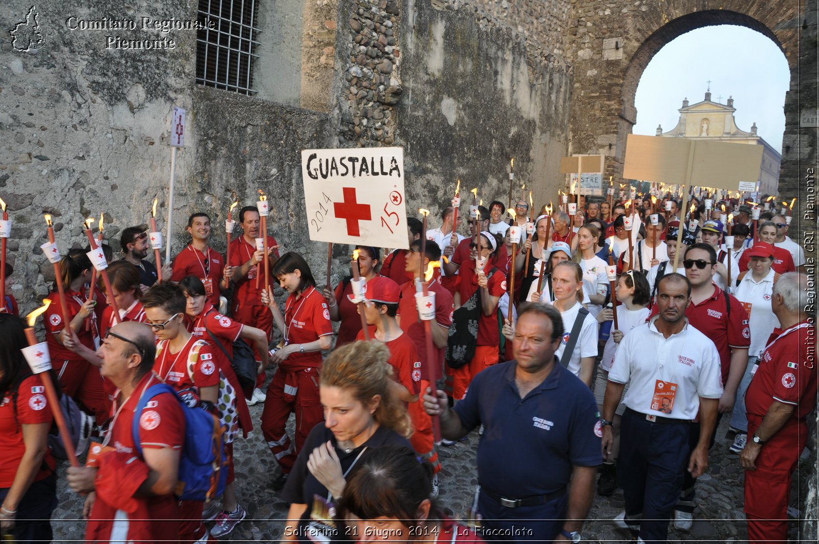 Solferino 21 iugno 2014 - La Fiaccolata - Croce Rossa Italiana - Comitato Regionale del Piemonte