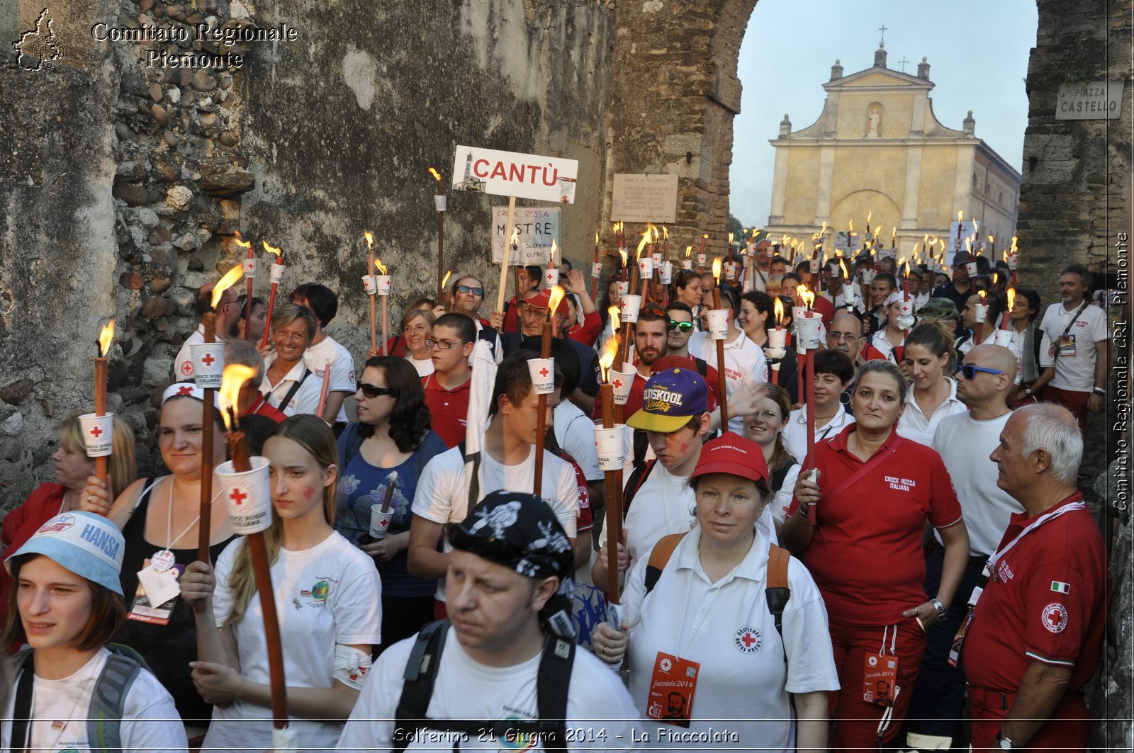 Solferino 21 iugno 2014 - La Fiaccolata - Croce Rossa Italiana - Comitato Regionale del Piemonte